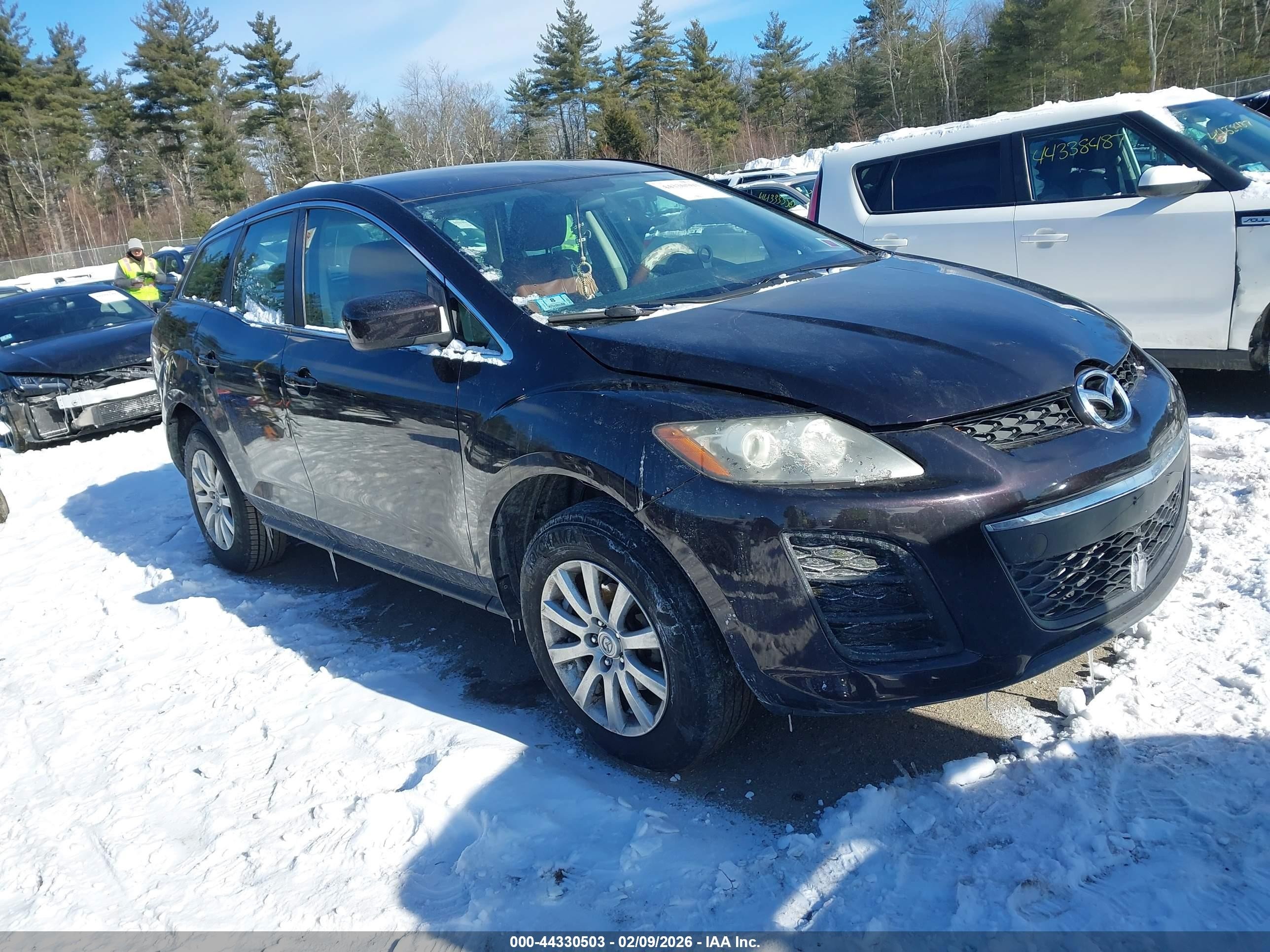 2010 Mazda Cx-7 I Sv Maroon vin: JM3ER2WM7A0325223