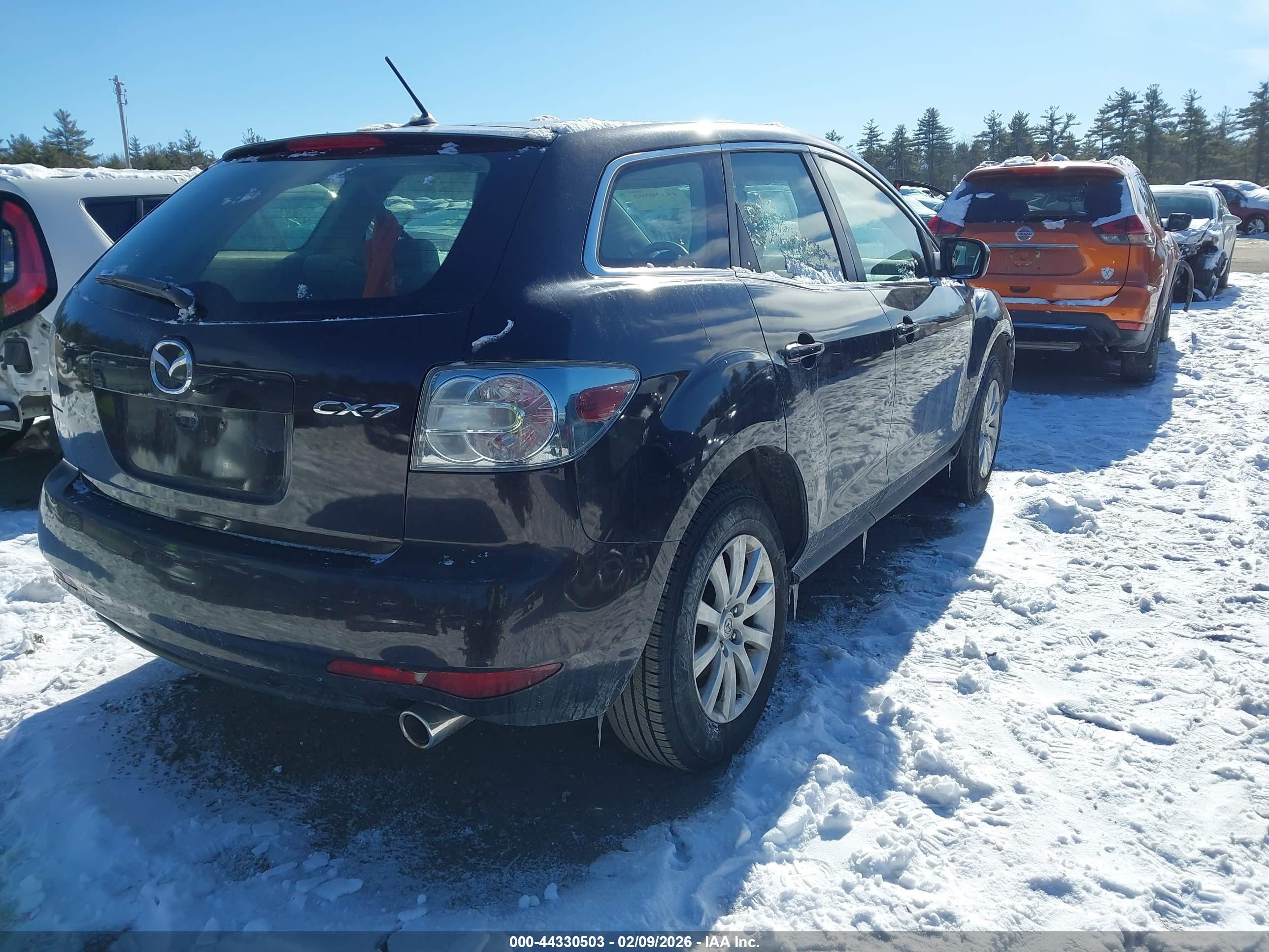 2010 Mazda Cx-7 I Sv Maroon vin: JM3ER2WM7A0325223