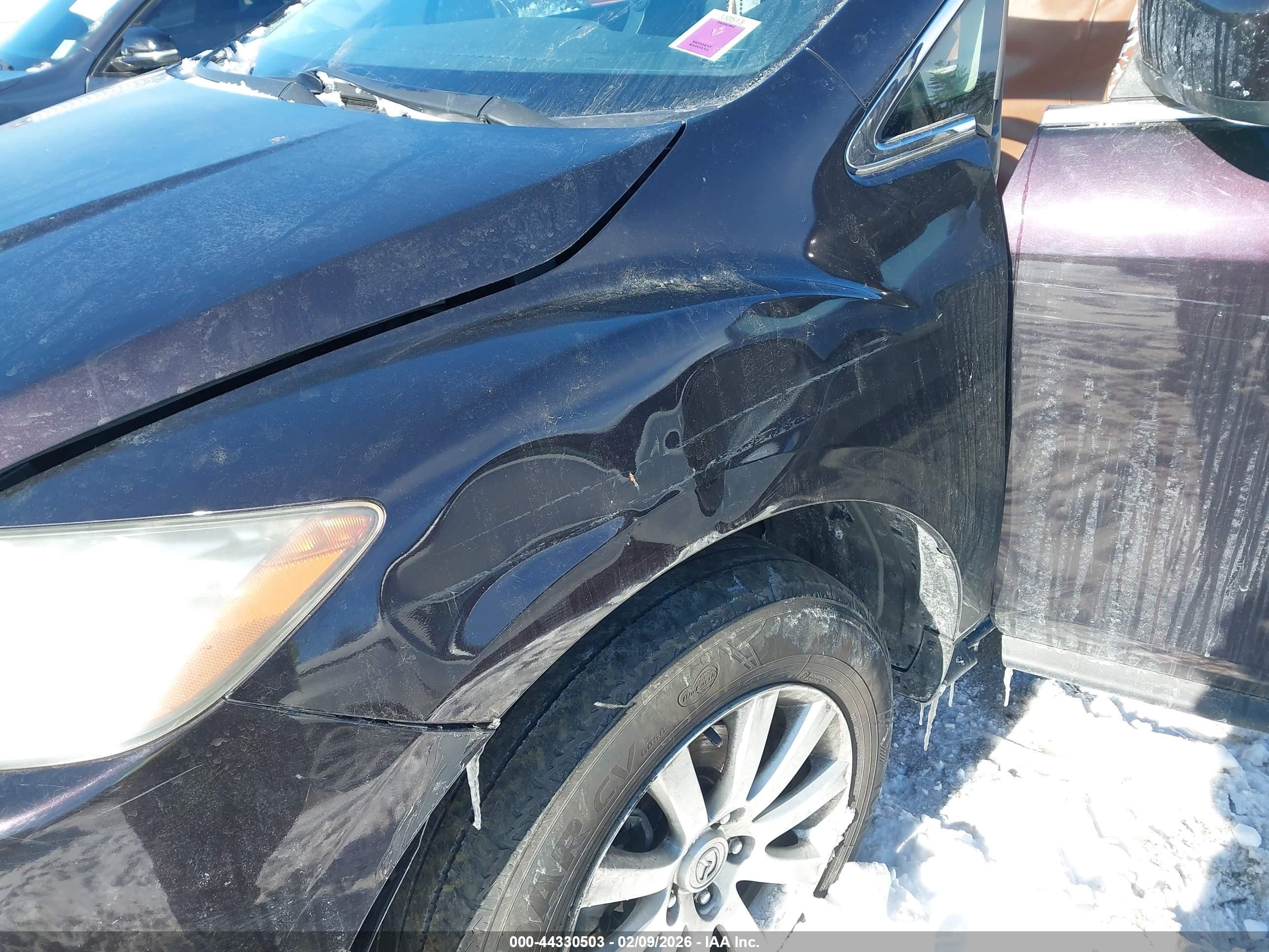 2010 Mazda Cx-7 I Sv Maroon vin: JM3ER2WM7A0325223