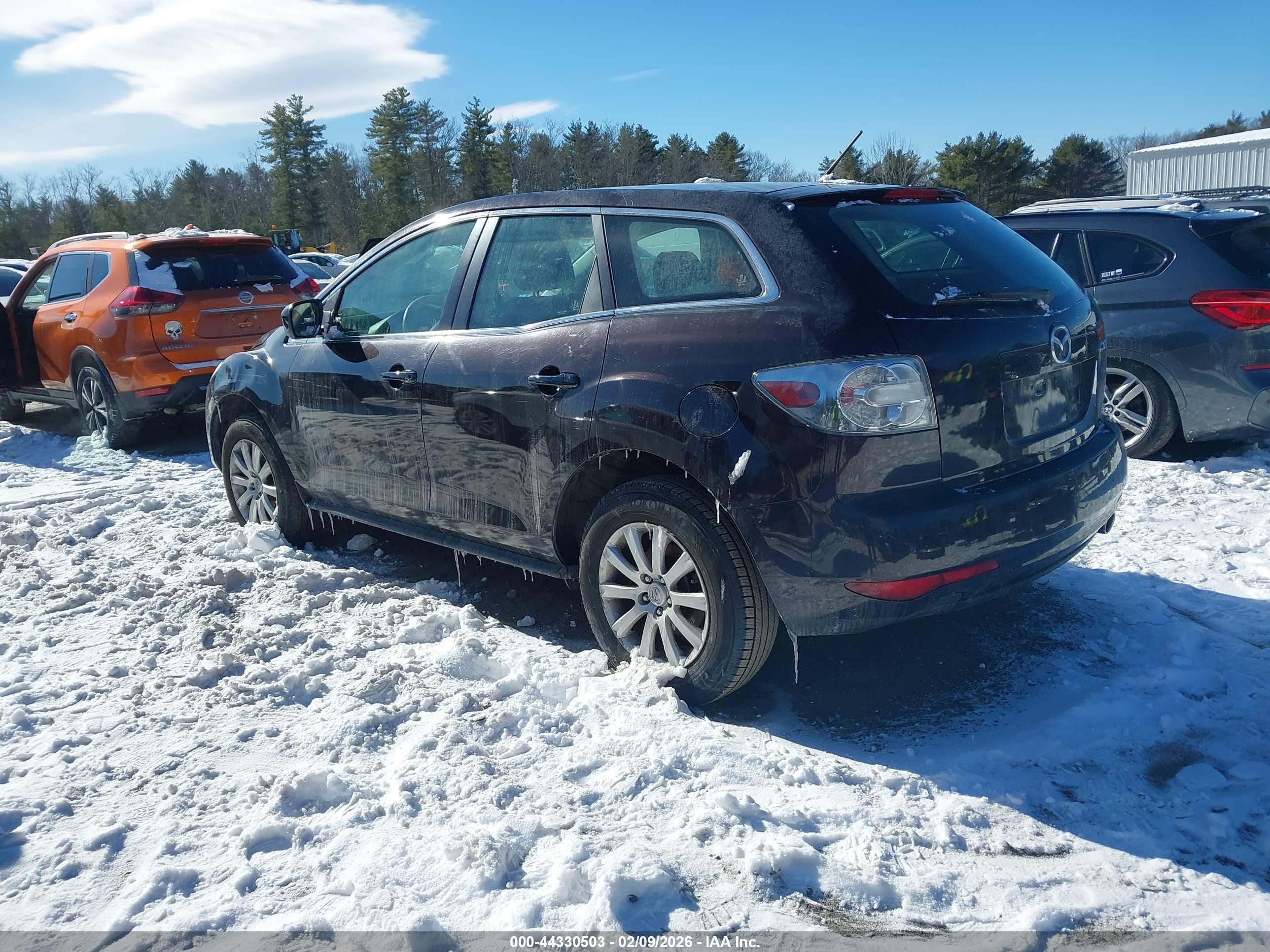 2010 Mazda Cx-7 I Sv Maroon vin: JM3ER2WM7A0325223