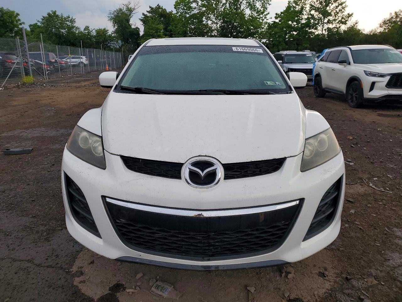 2010 Mazda Cx-7 Black vin: JM3ER2WM7A0334343