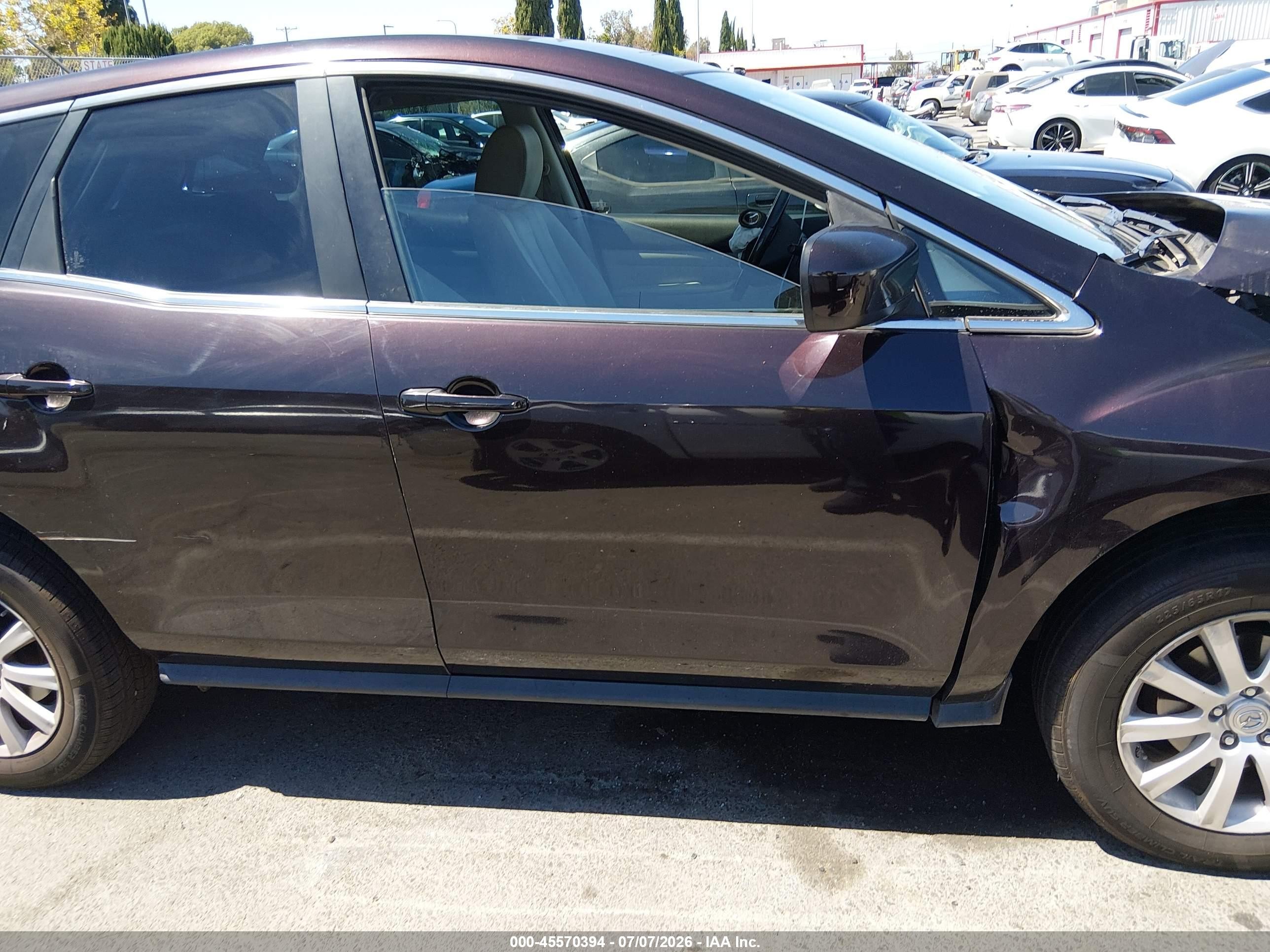 2010 Mazda Cx-7 I Sport Фиолетовый vin: JM3ER2WM8A0309774