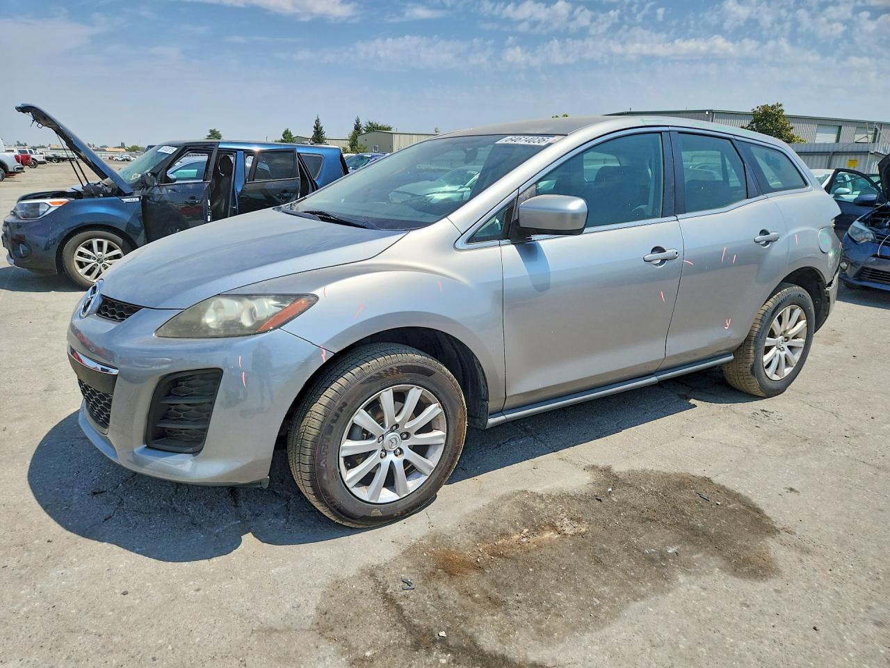2010 Mazda Cx-7 Gray vin: JM3ER2WM8A0316563