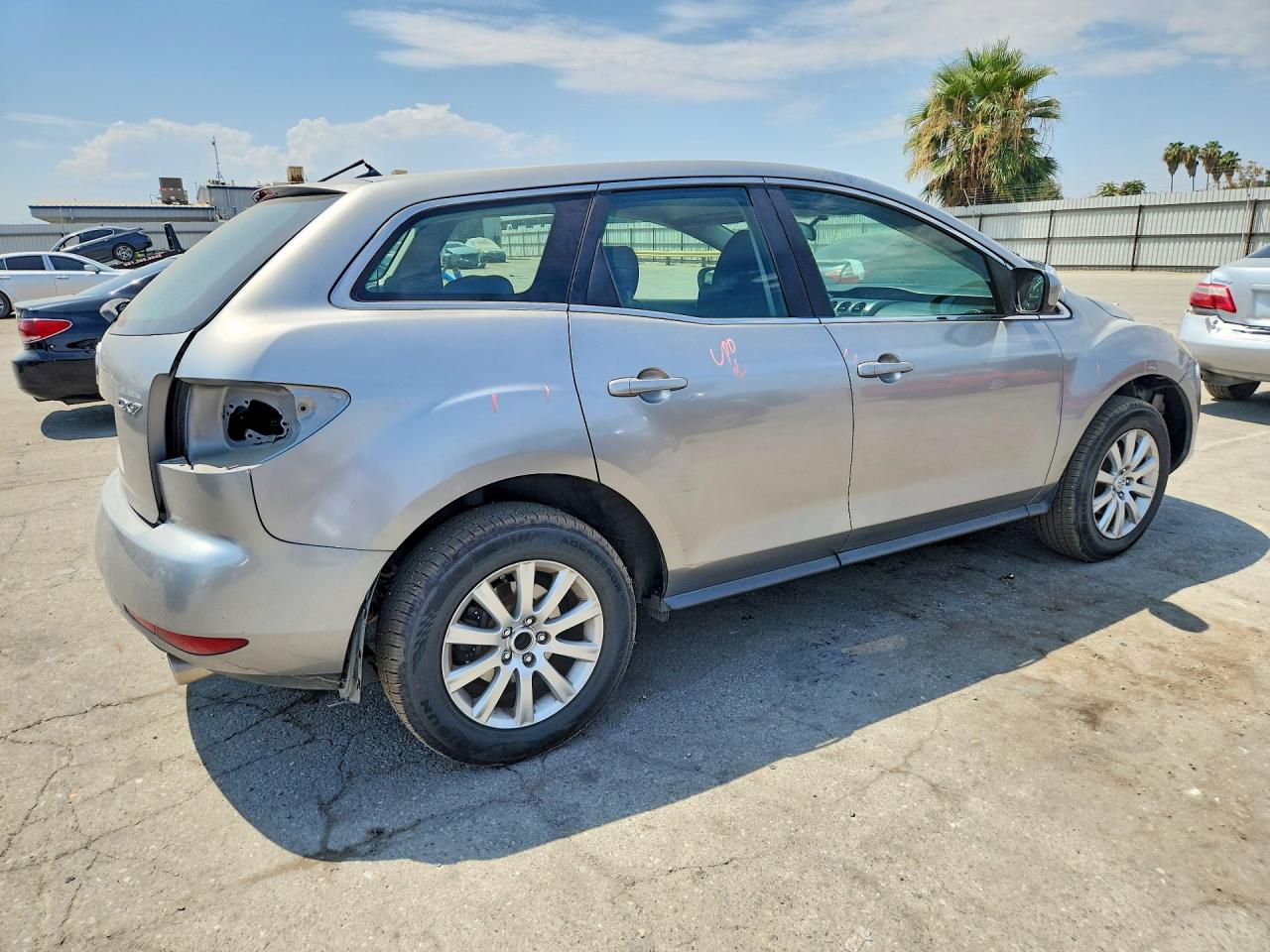 2010 Mazda Cx-7 Gray vin: JM3ER2WM8A0316563