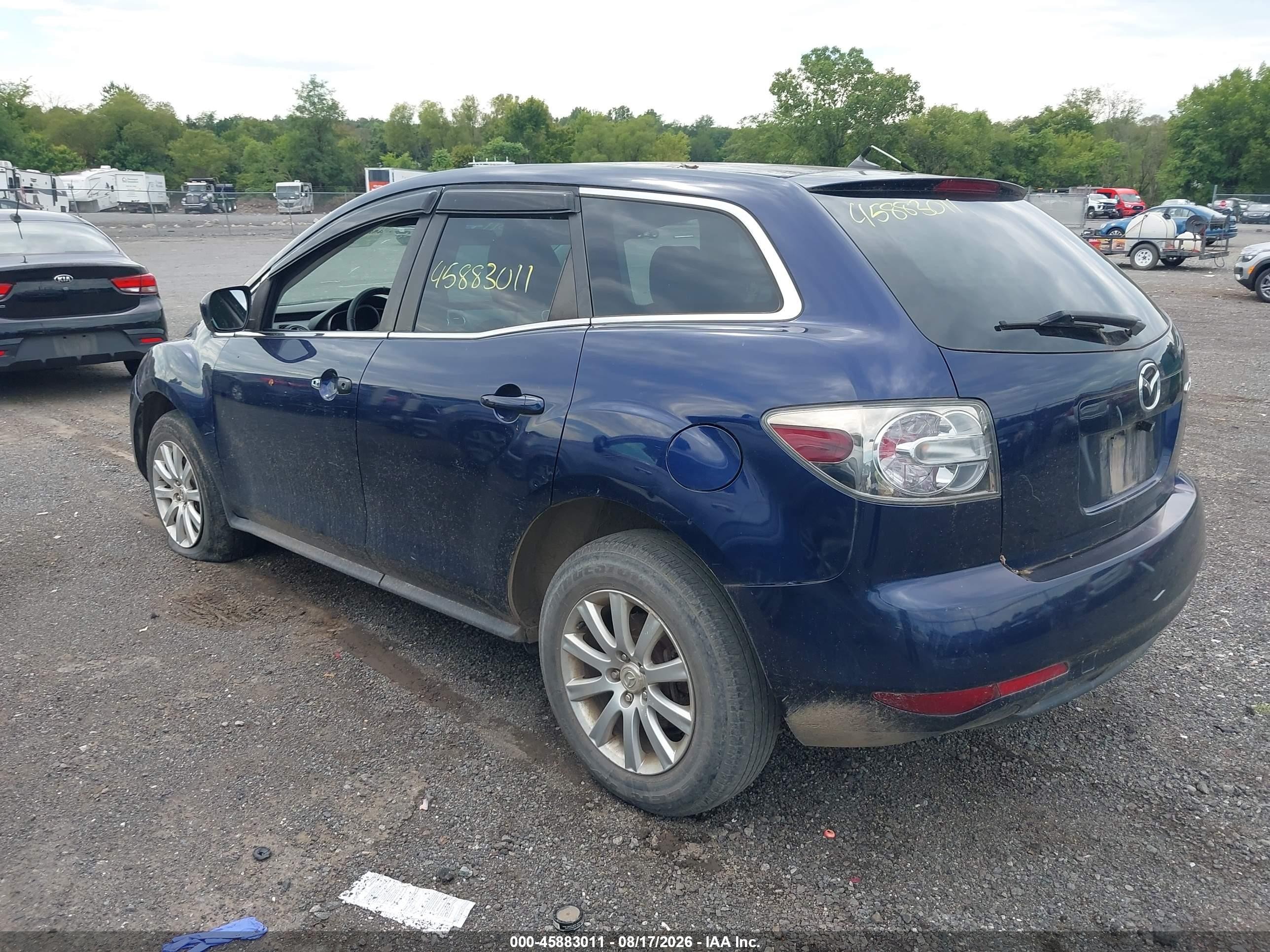 2010 Mazda Cx-7 I Sport Blue vin: JM3ER2WM9A0305894