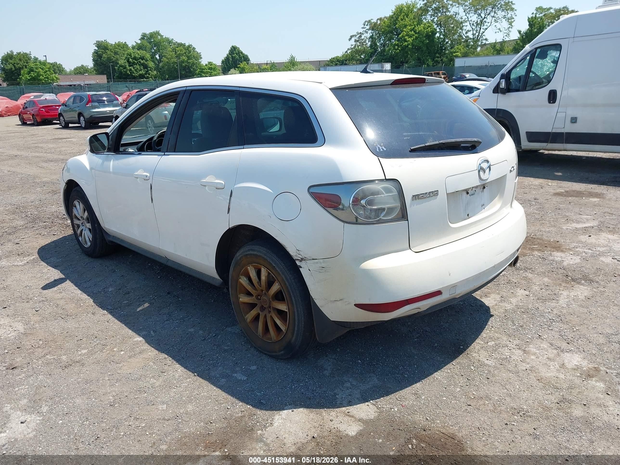 2010 Mazda Cx-7 I Sport White vin: JM3ER2WM9A0313218