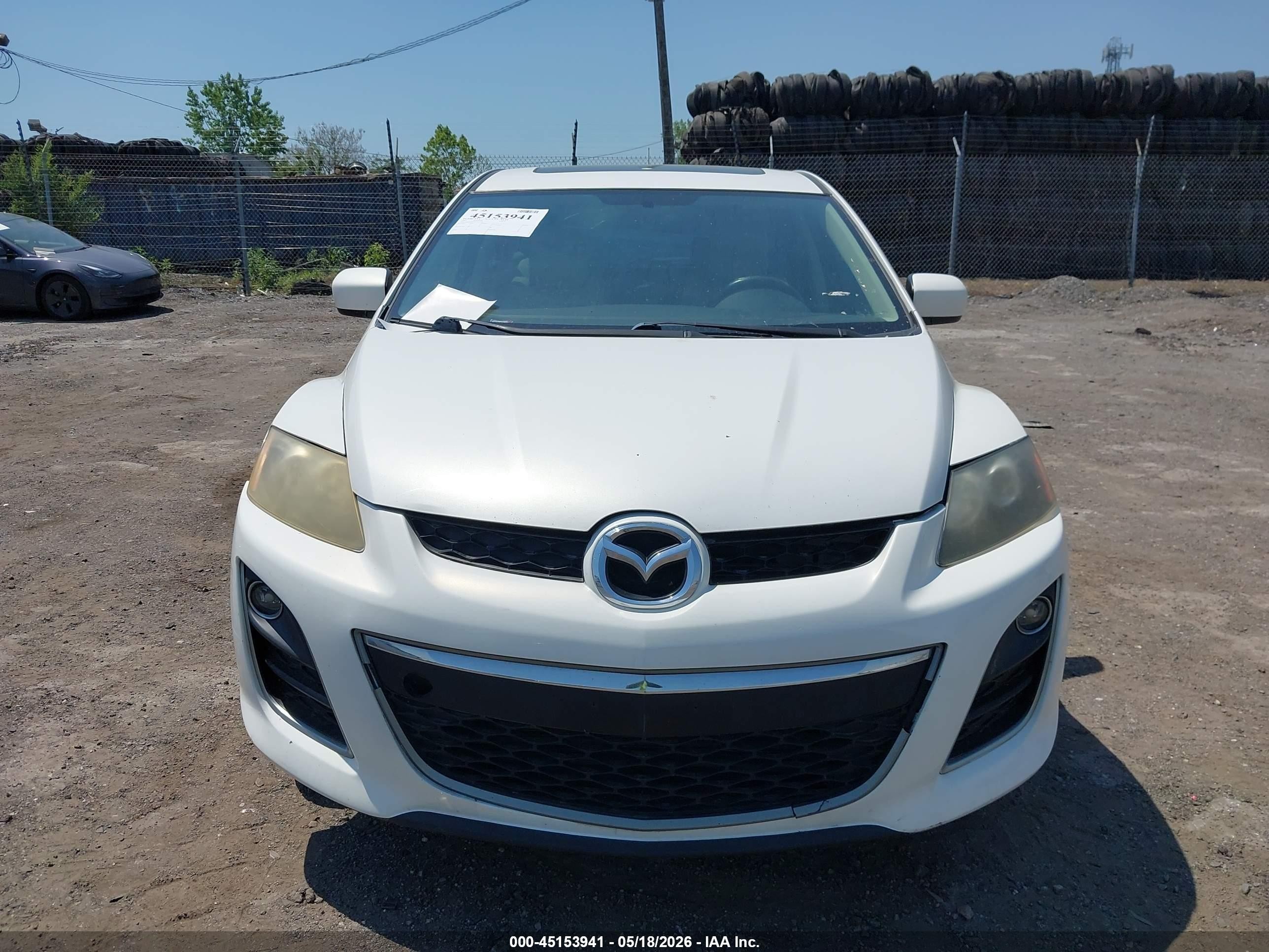 2010 Mazda Cx-7 I Sport White vin: JM3ER2WM9A0313218
