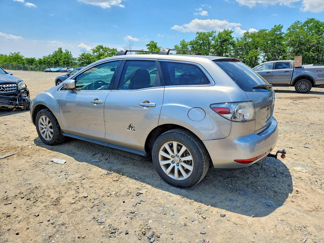 2010 Mazda Cx-7 Silver vin: JM3ER2WMXA0311851