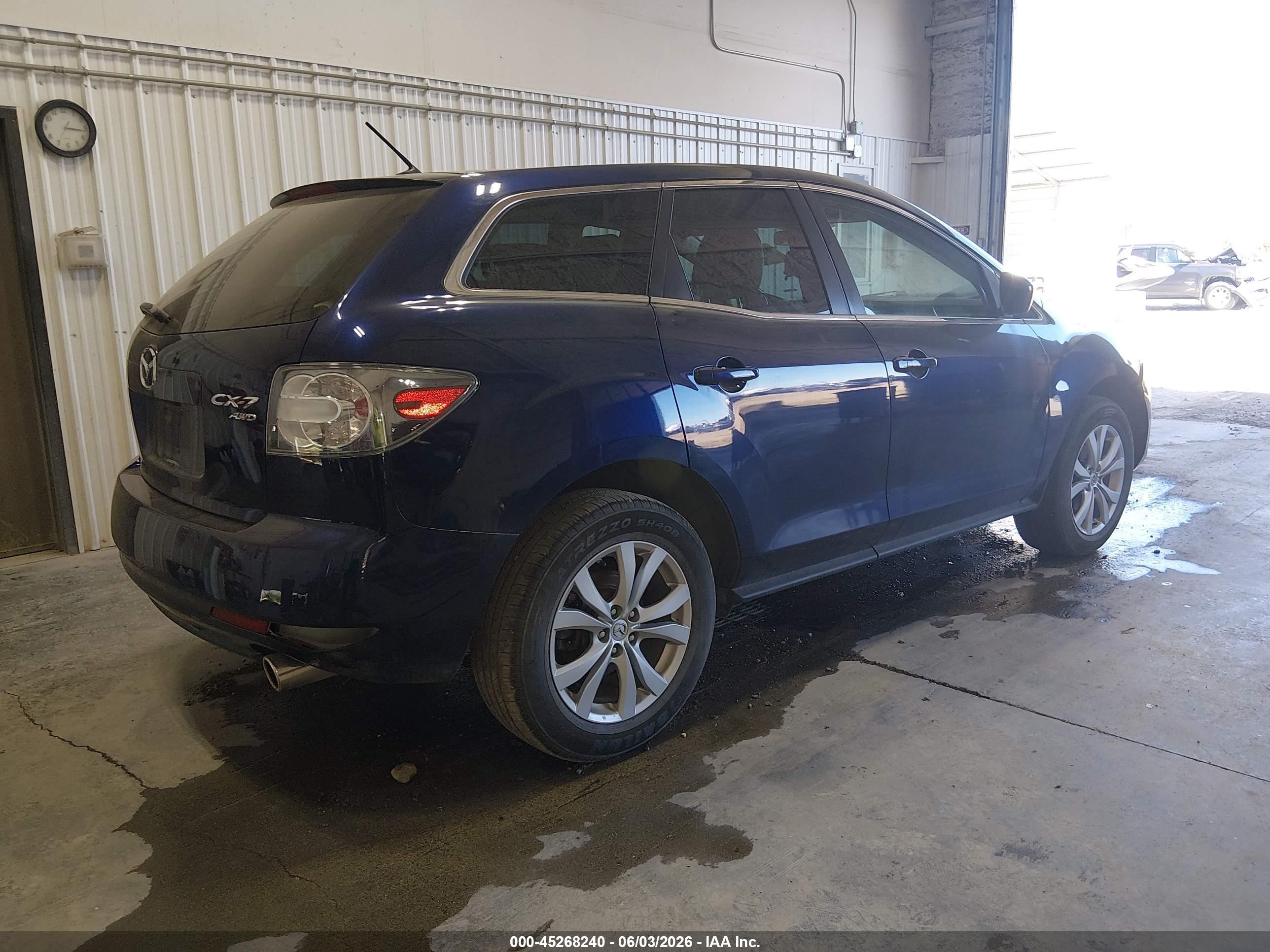 2012 Mazda Cx-7 S Touring Blue vin: JM3ER4C38C0421002