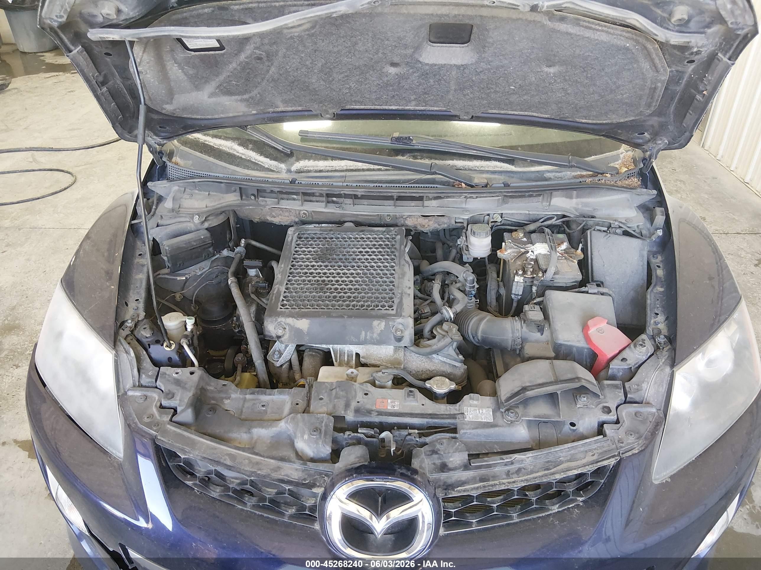 2012 Mazda Cx-7 S Touring Blue vin: JM3ER4C38C0421002