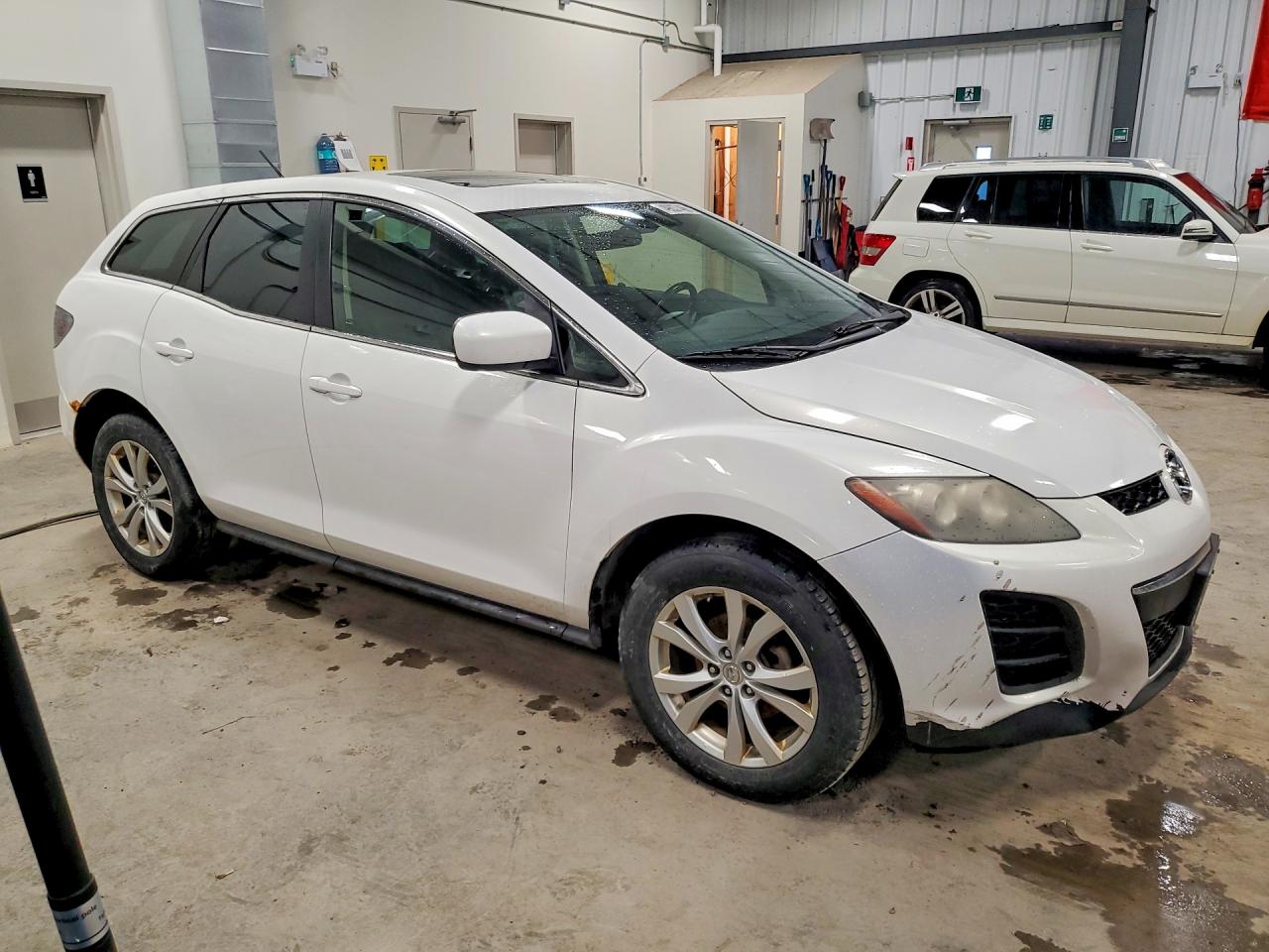 2011 Mazda Cx-7 White vin: JM3ER4C3XB0401655