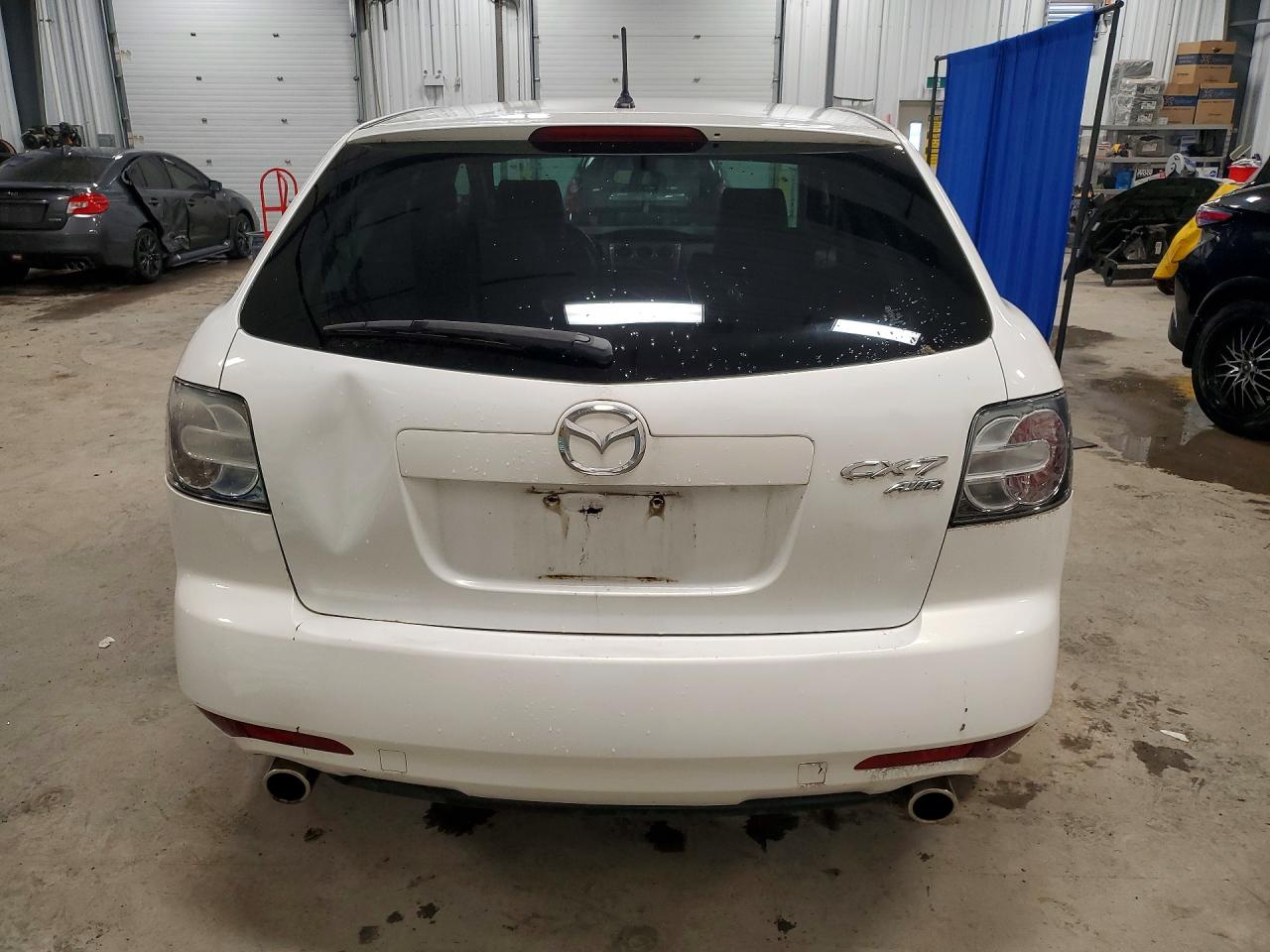 2011 Mazda Cx-7 White vin: JM3ER4C3XB0401655