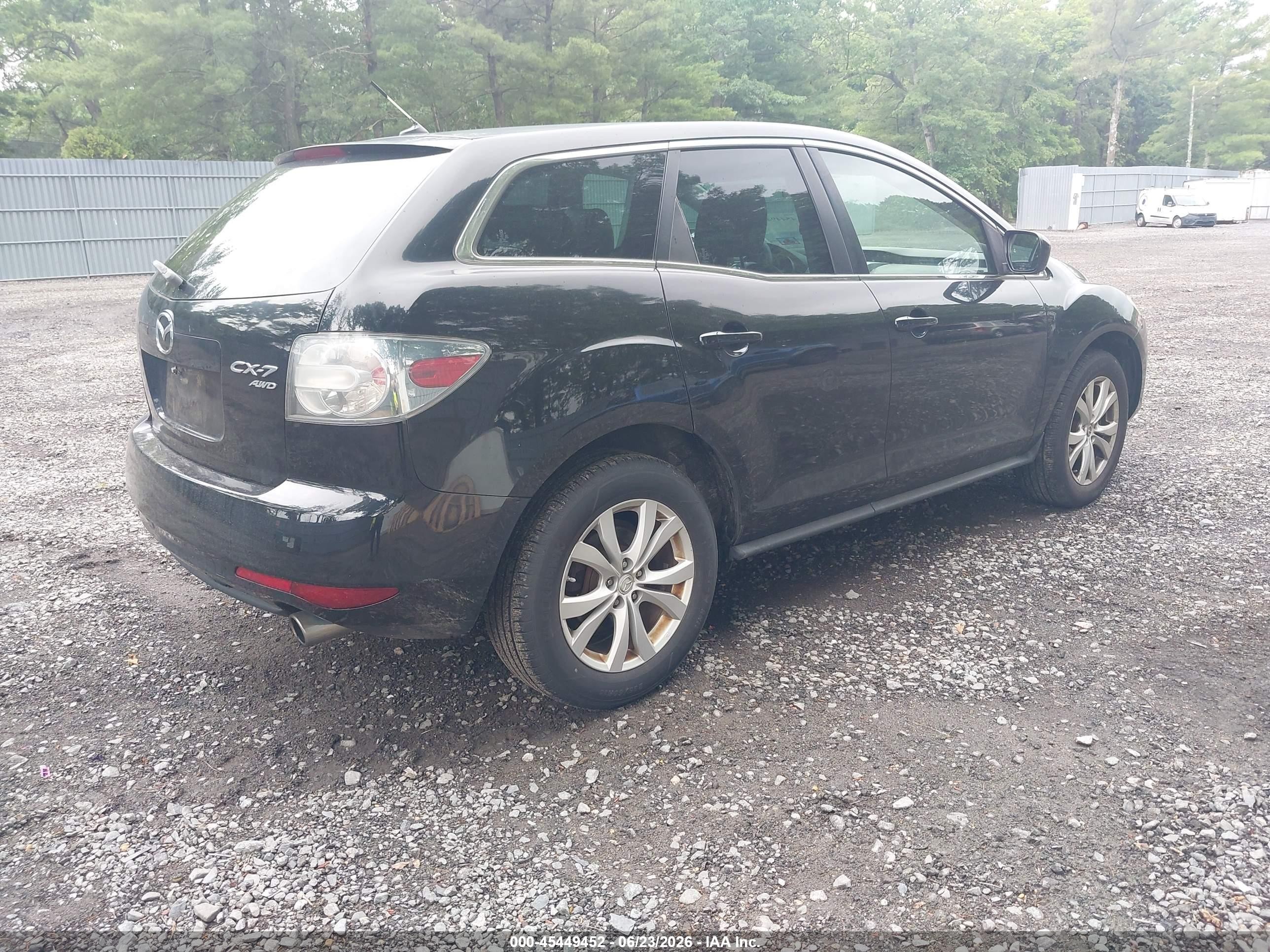 2011 Mazda Cx-7 S Touring Black vin: JM3ER4CL2B0353357