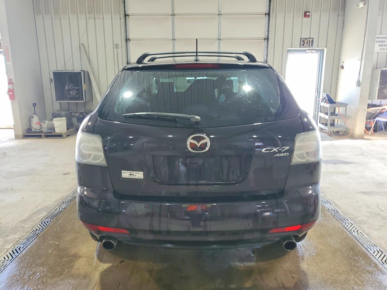 2011 Mazda Cx-7 Black vin: JM3ER4CL2B0400810