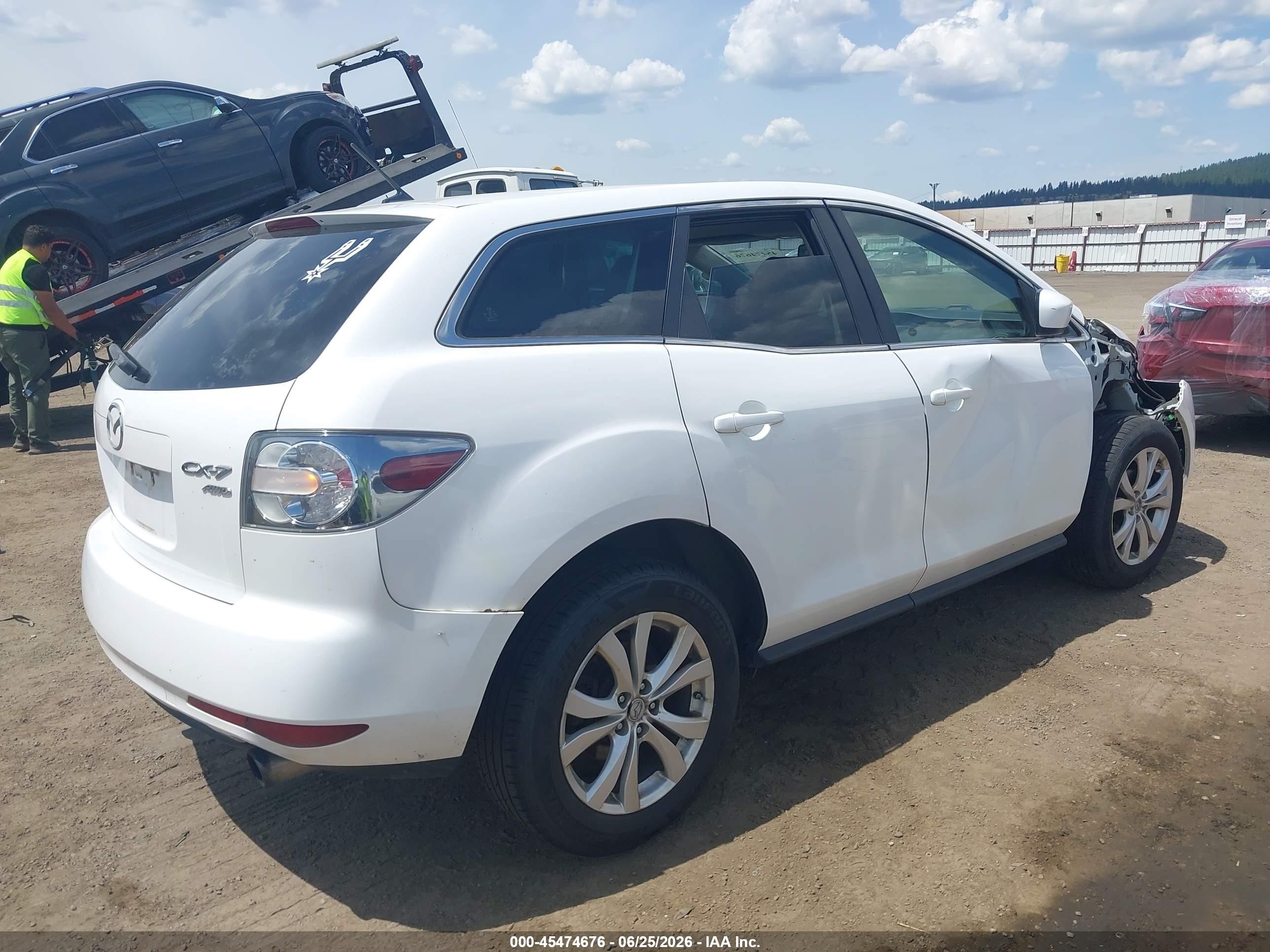 2011 Mazda Cx-7 S Touring Белый vin: JM3ER4CL3B0363766