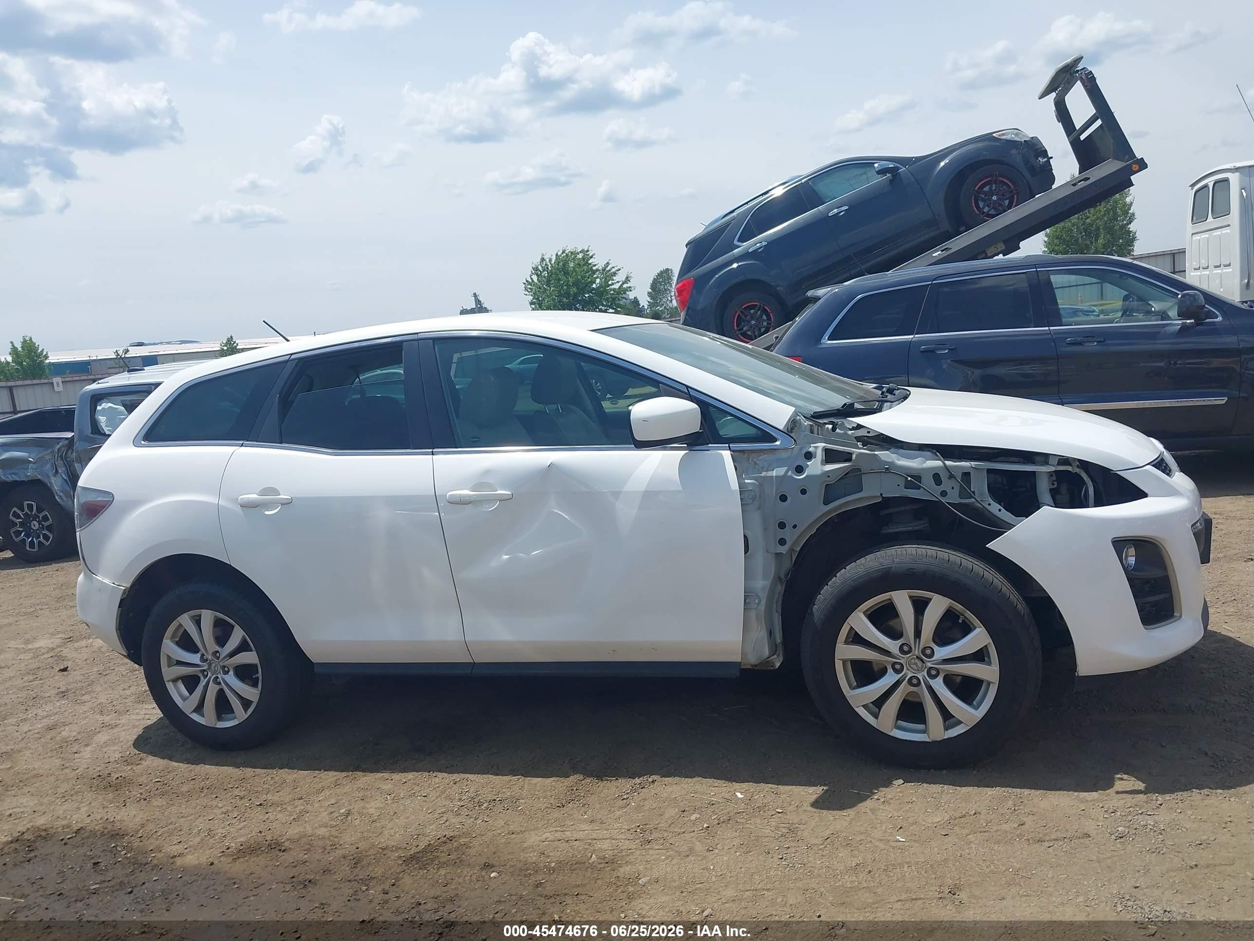 2011 Mazda Cx-7 S Touring Белый vin: JM3ER4CL3B0363766