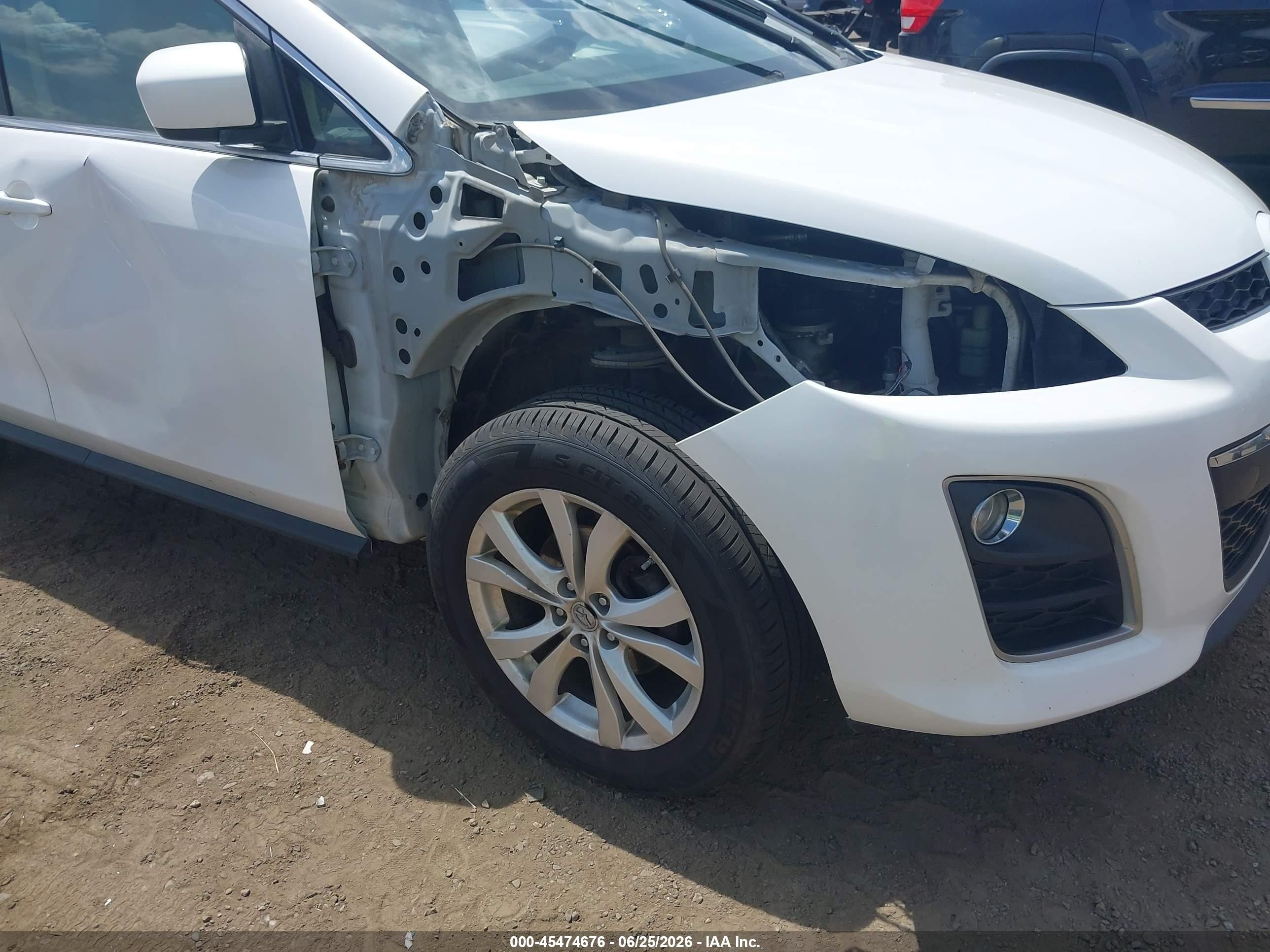 2011 Mazda Cx-7 S Touring Белый vin: JM3ER4CL3B0363766