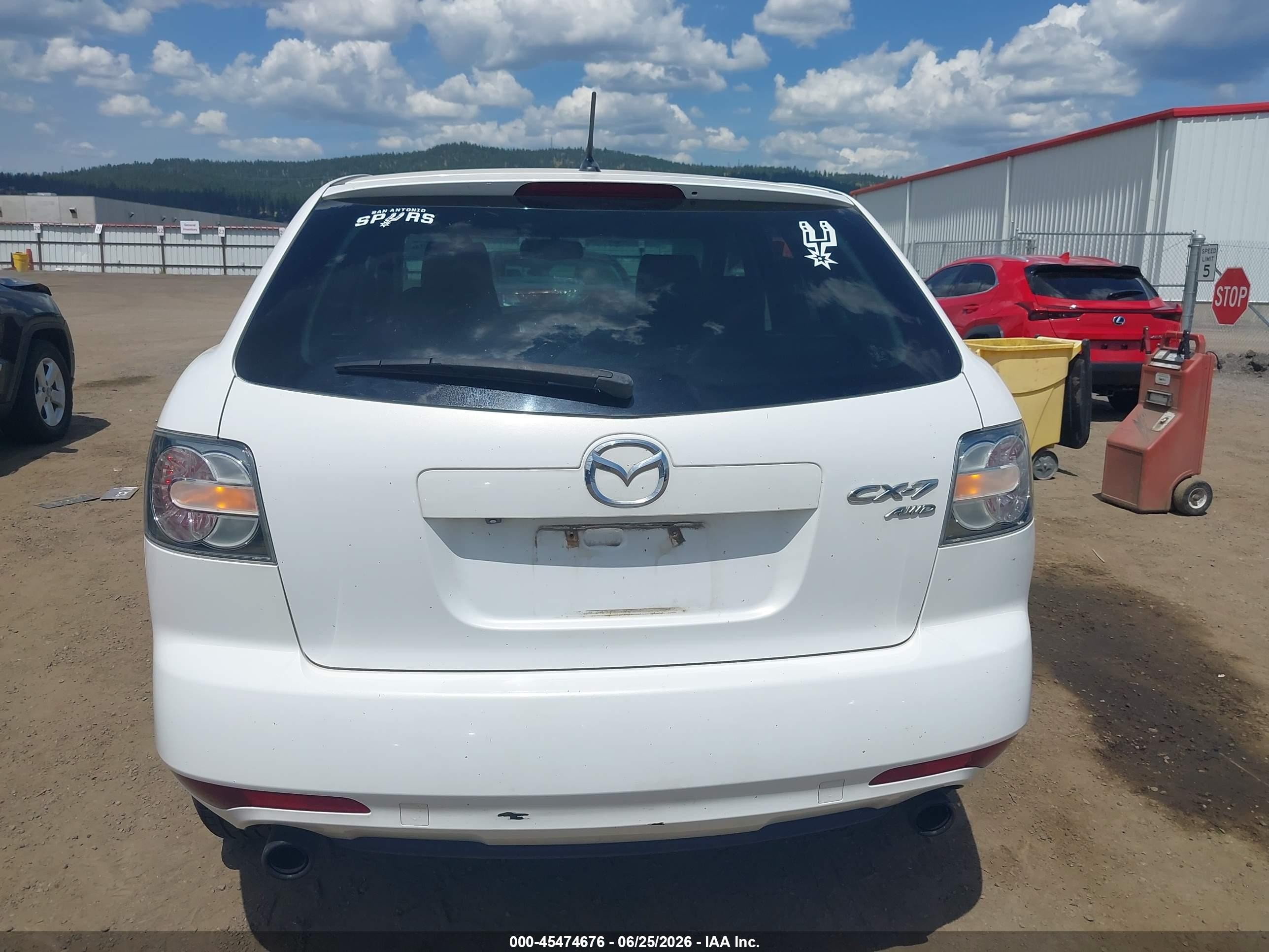 2011 Mazda Cx-7 S Touring Белый vin: JM3ER4CL3B0363766