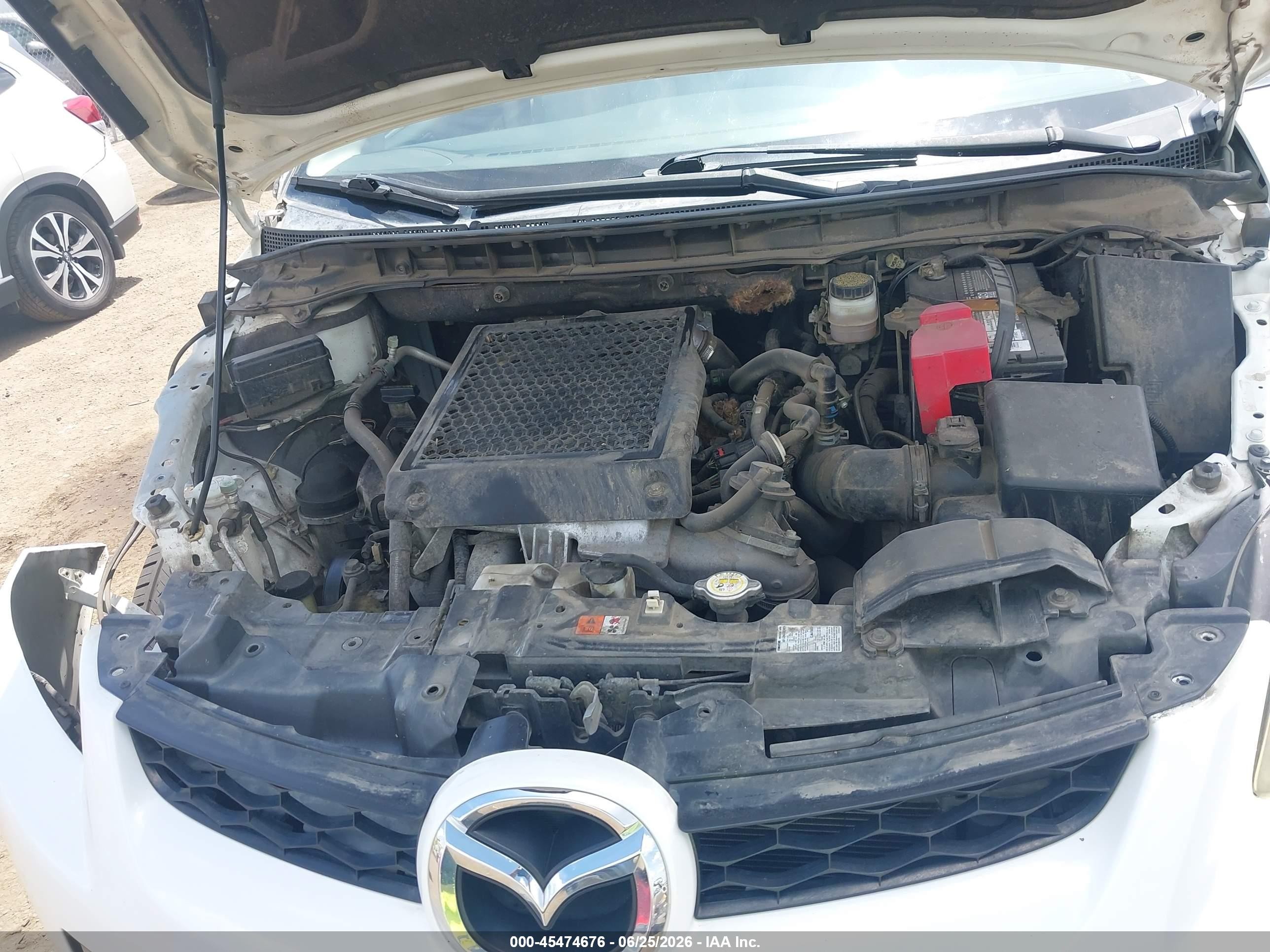 2011 Mazda Cx-7 S Touring Белый vin: JM3ER4CL3B0363766