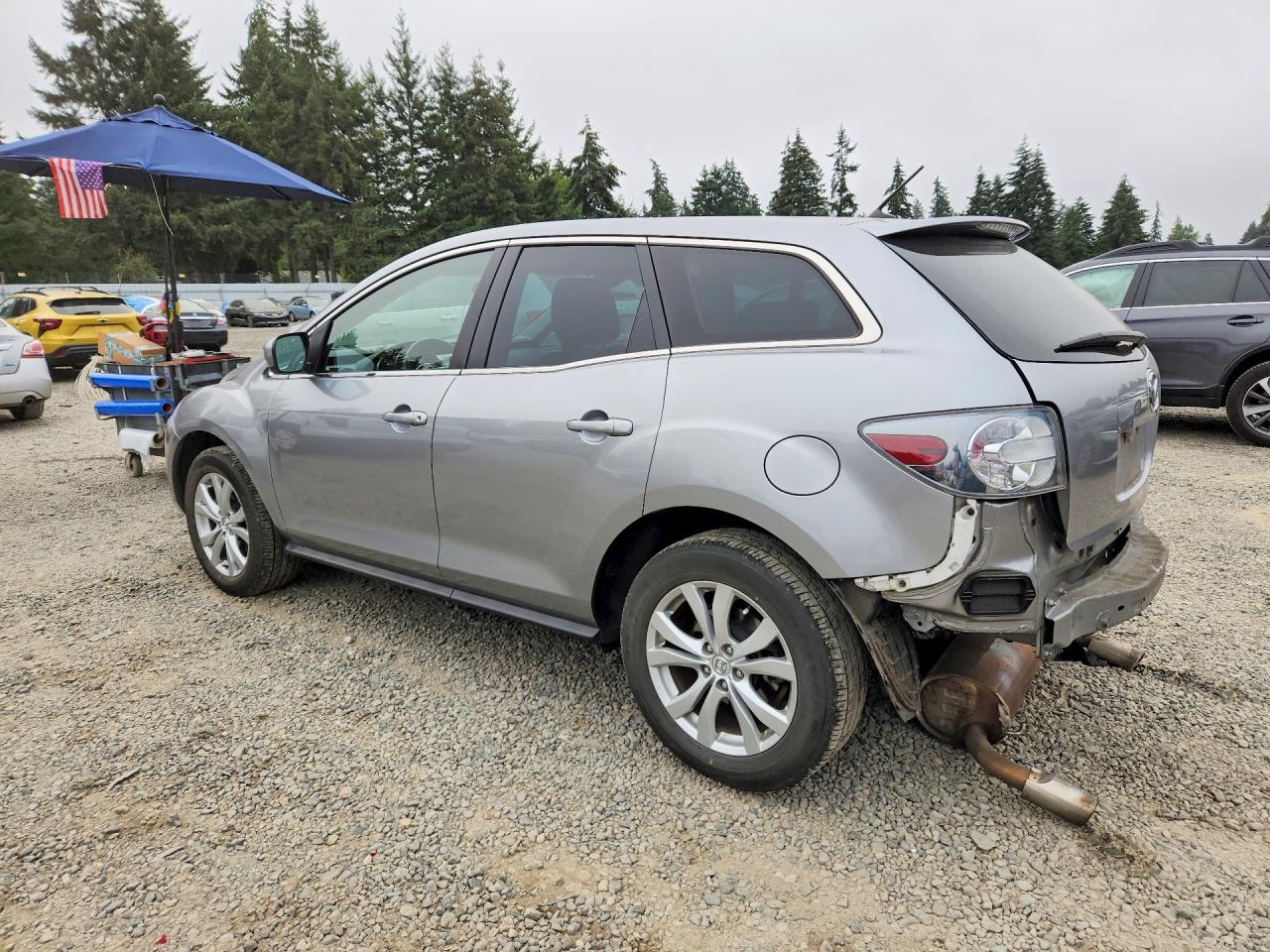 2011 Mazda Cx-7 Silver vin: JM3ER4CL3B0367882