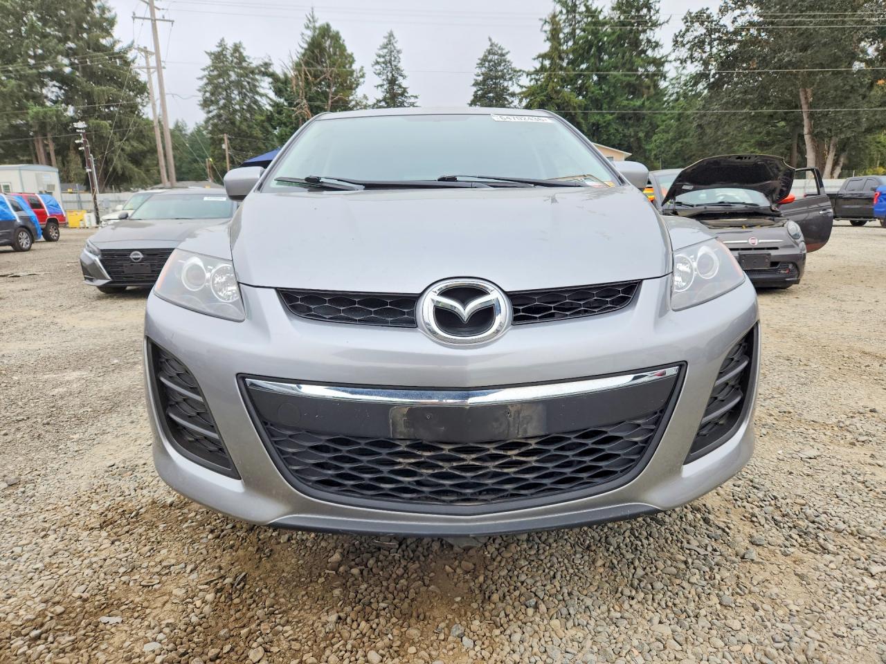2011 Mazda Cx-7 Silver vin: JM3ER4CL3B0367882