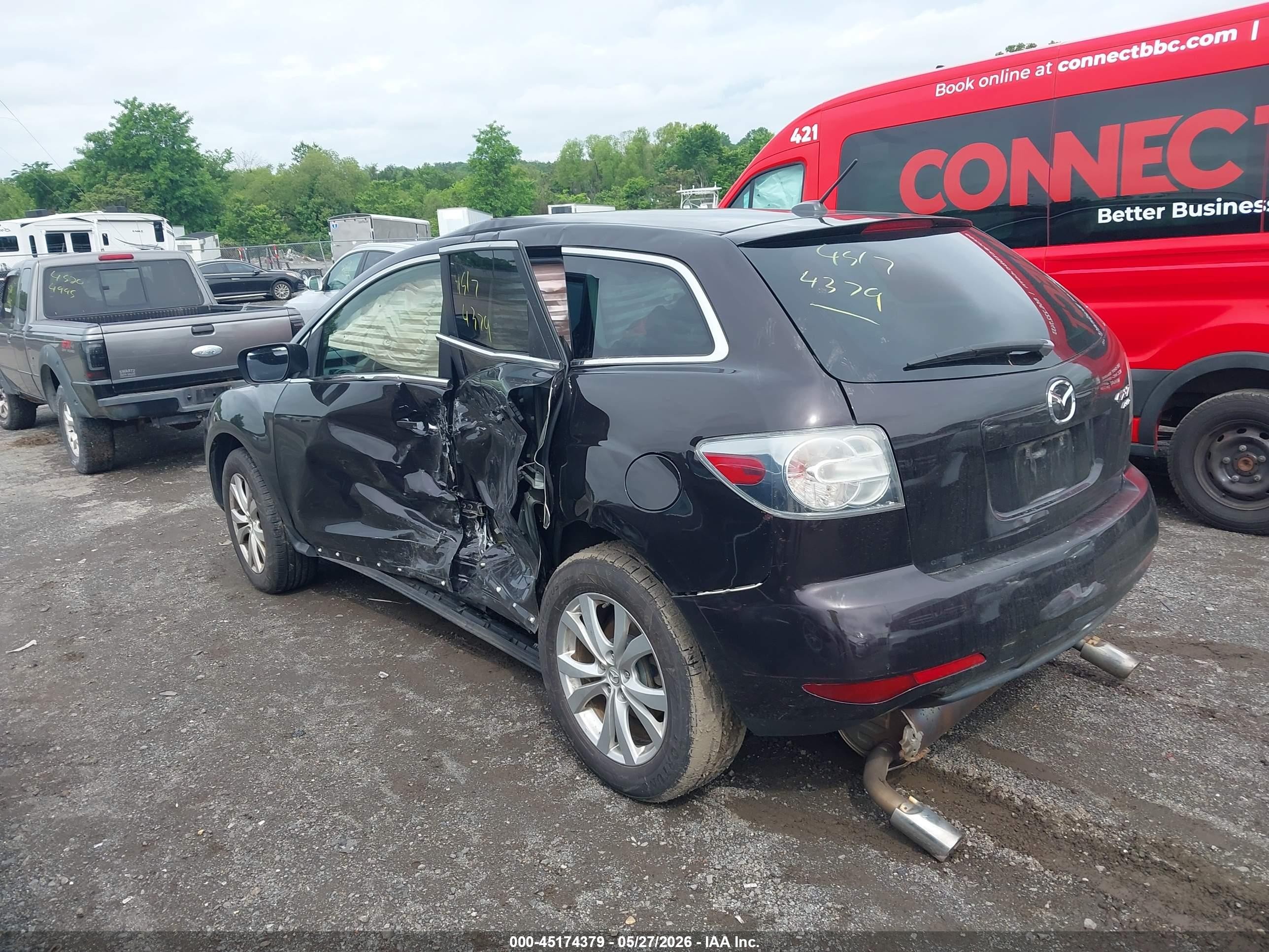 2011 Mazda Cx-7 S Touring Black vin: JM3ER4CL5B0381220