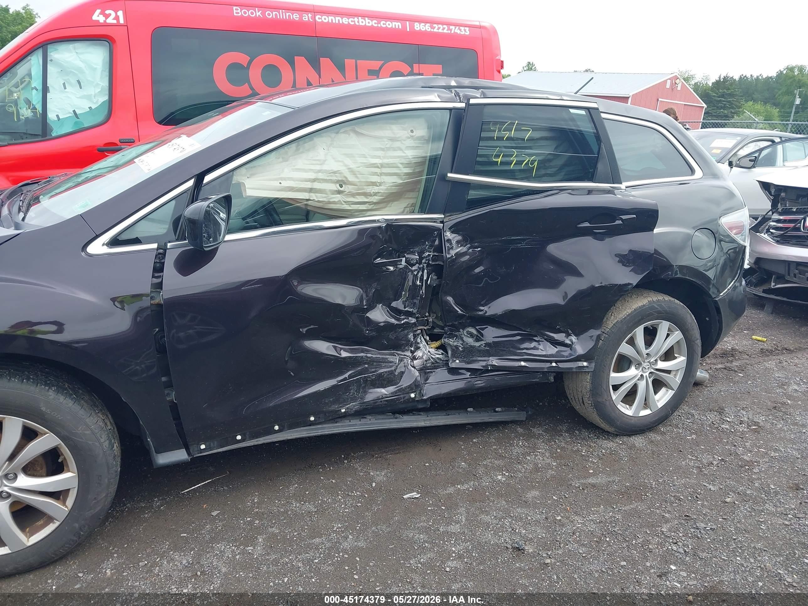 2011 Mazda Cx-7 S Touring Black vin: JM3ER4CL5B0381220