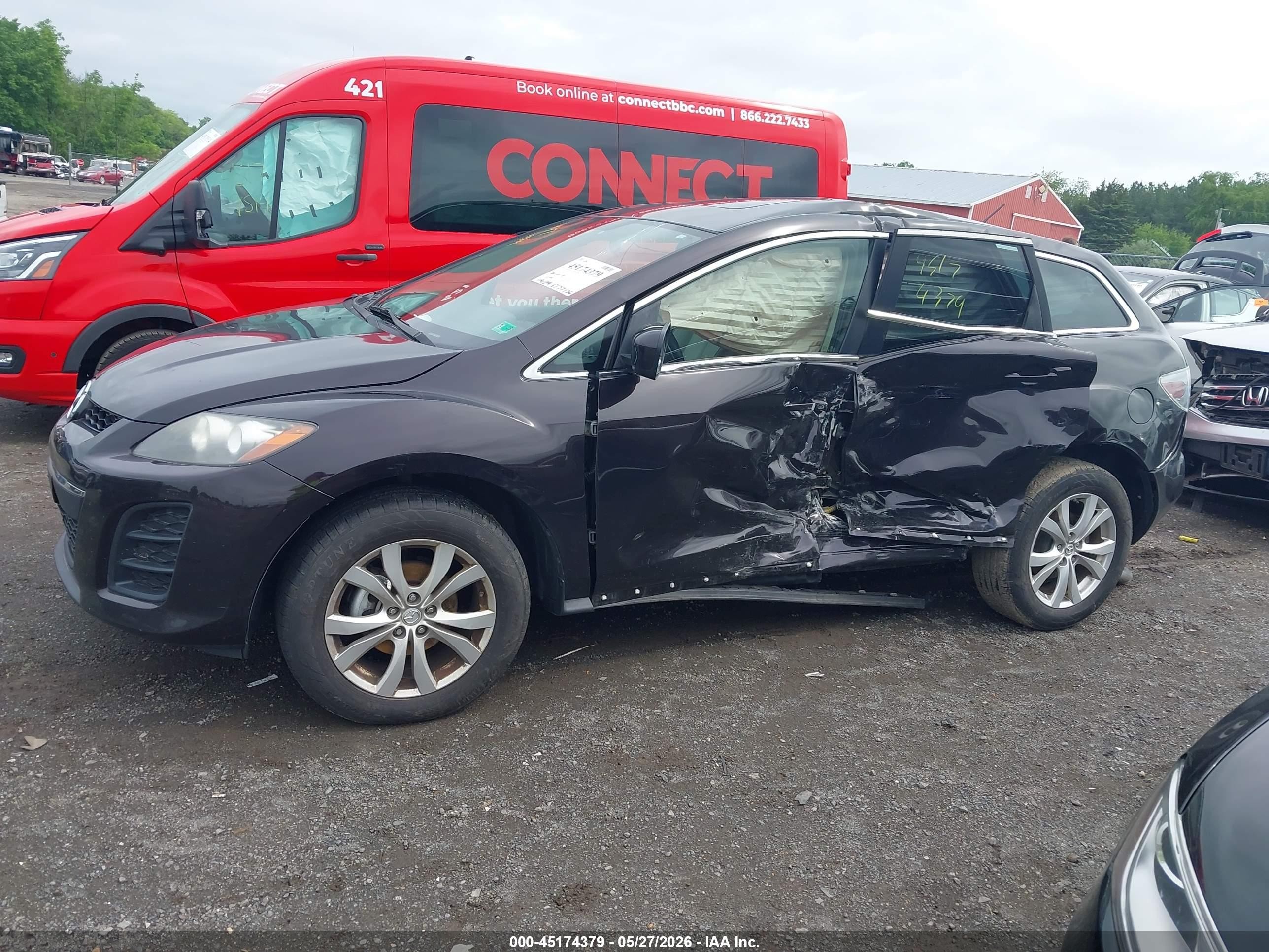 2011 Mazda Cx-7 S Touring Black vin: JM3ER4CL5B0381220