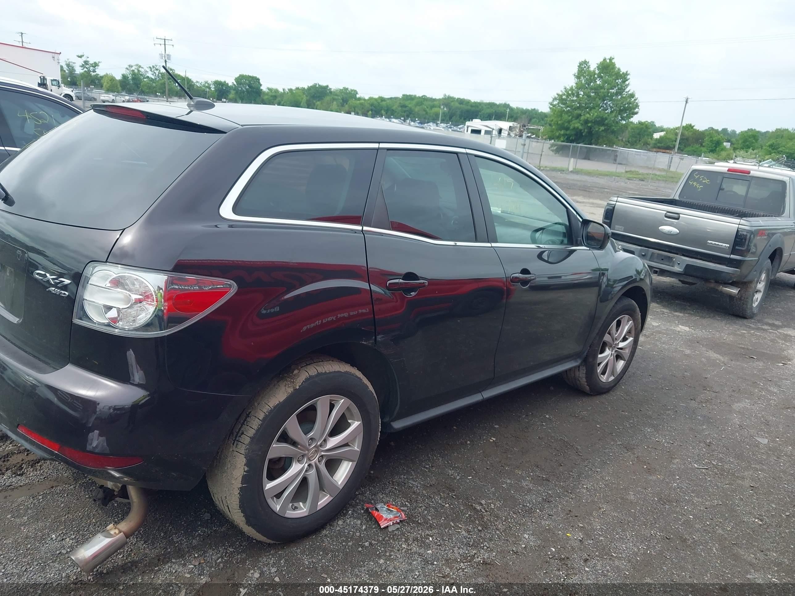 2011 Mazda Cx-7 S Touring Black vin: JM3ER4CL5B0381220