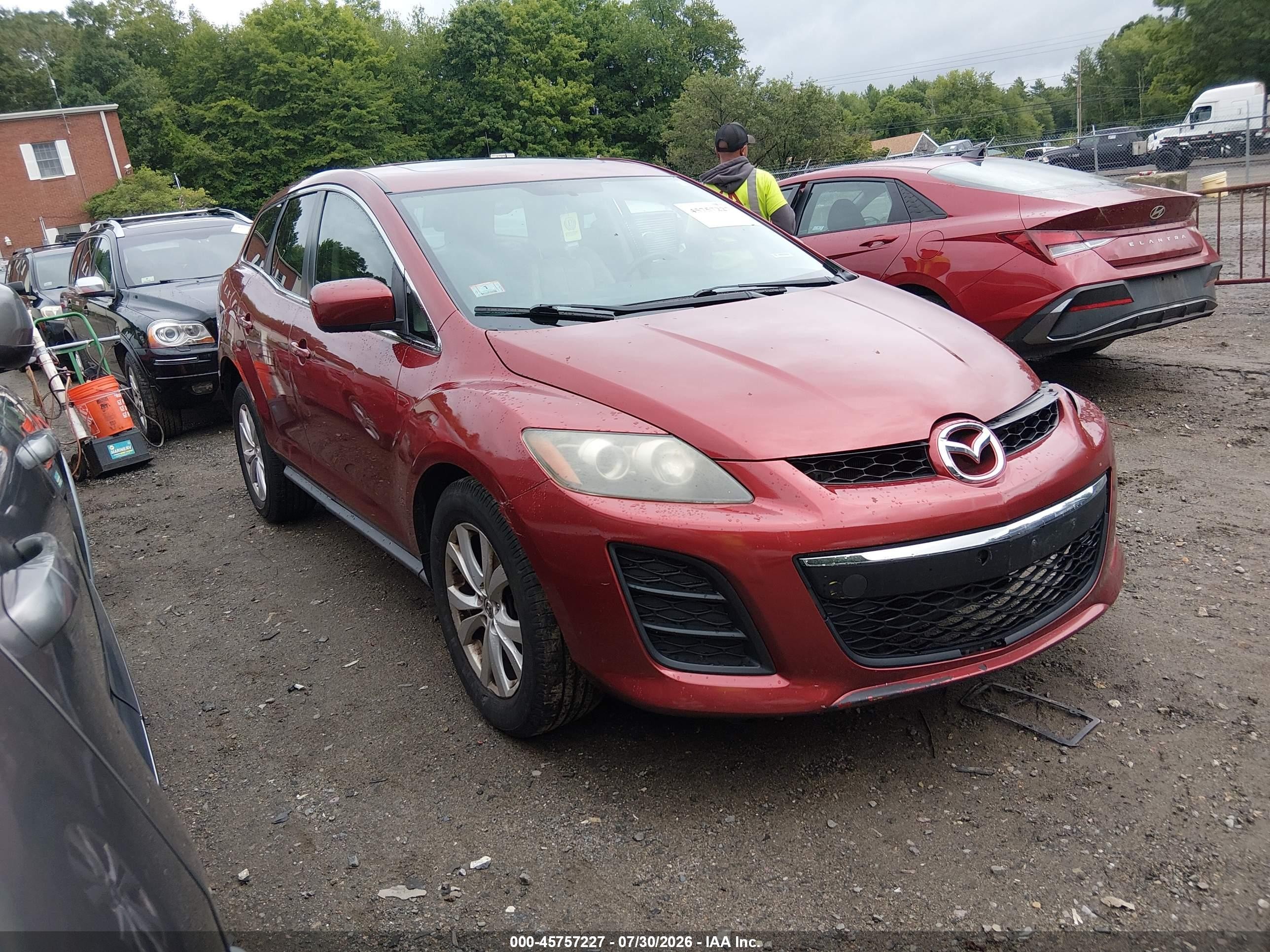 2011 Mazda Cx-7 S Touring Red vin: JM3ER4CLXB0368091