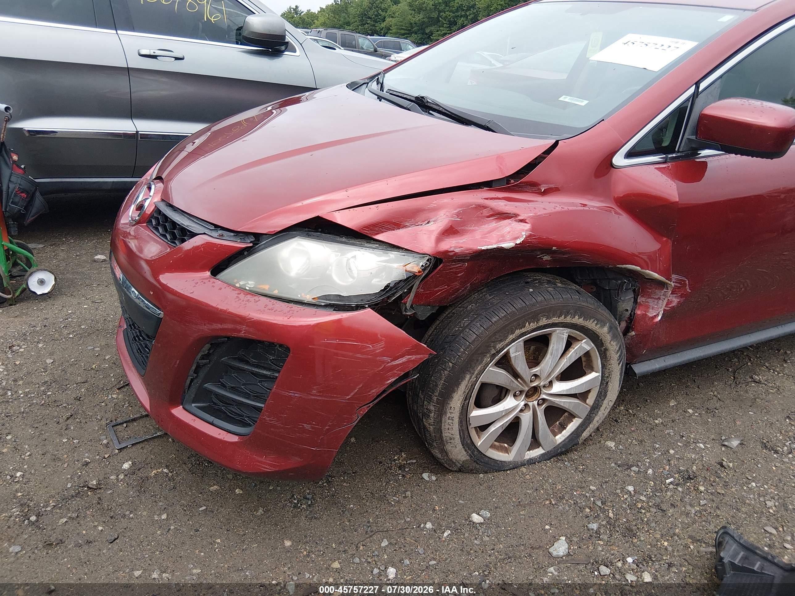 2011 Mazda Cx-7 S Touring Red vin: JM3ER4CLXB0368091