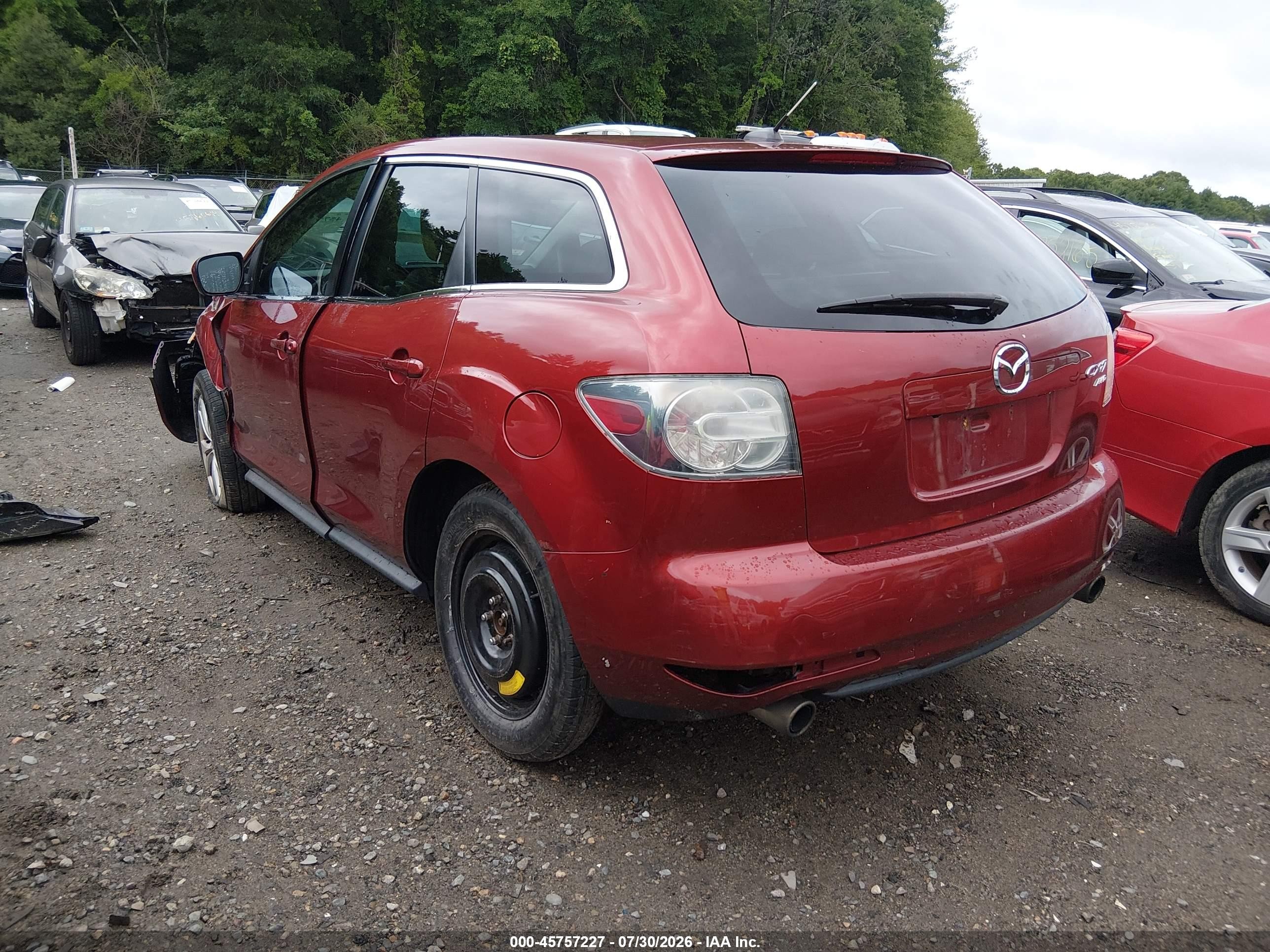 2011 Mazda Cx-7 S Touring Red vin: JM3ER4CLXB0368091