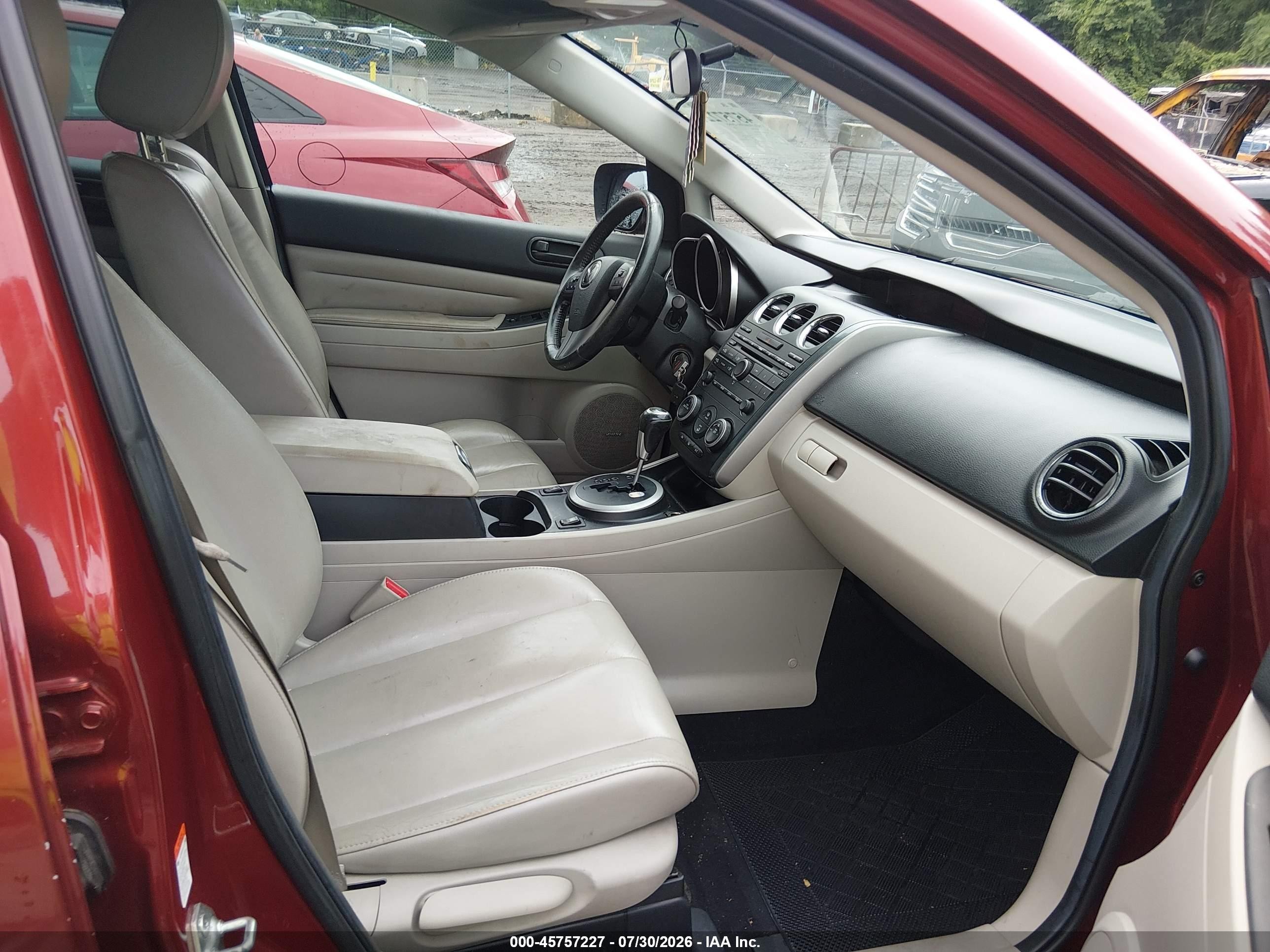 2011 Mazda Cx-7 S Touring Red vin: JM3ER4CLXB0368091