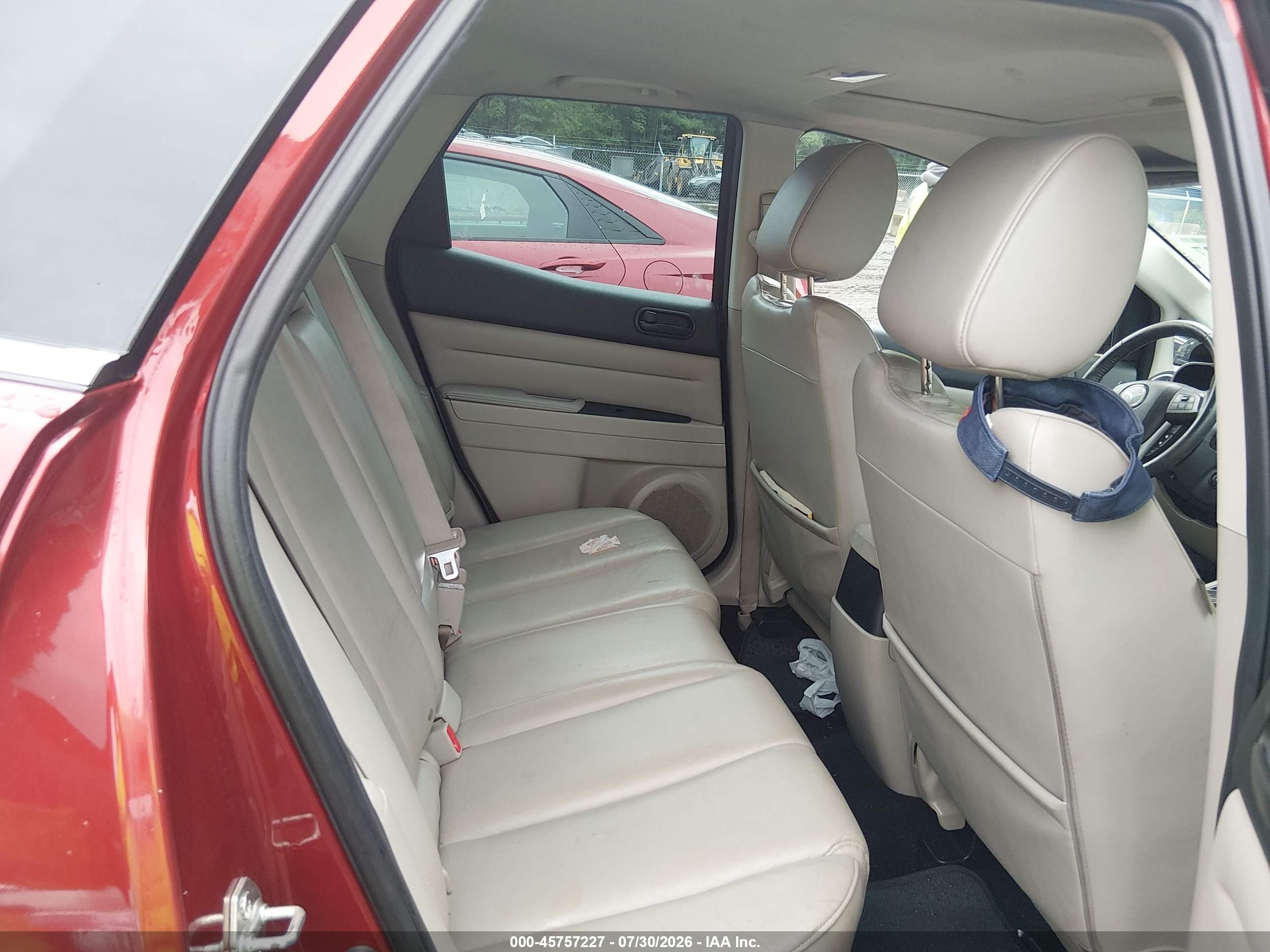 2011 Mazda Cx-7 S Touring Red vin: JM3ER4CLXB0368091