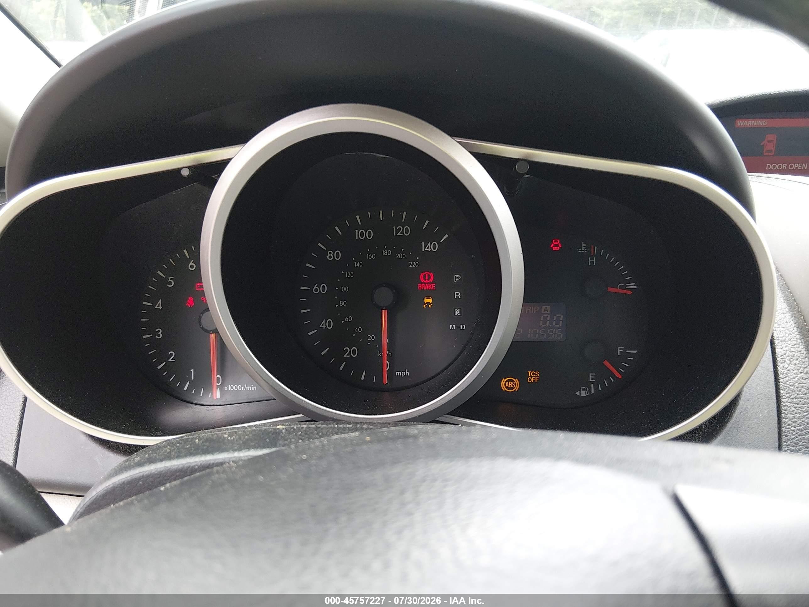 2011 Mazda Cx-7 S Touring Red vin: JM3ER4CLXB0368091