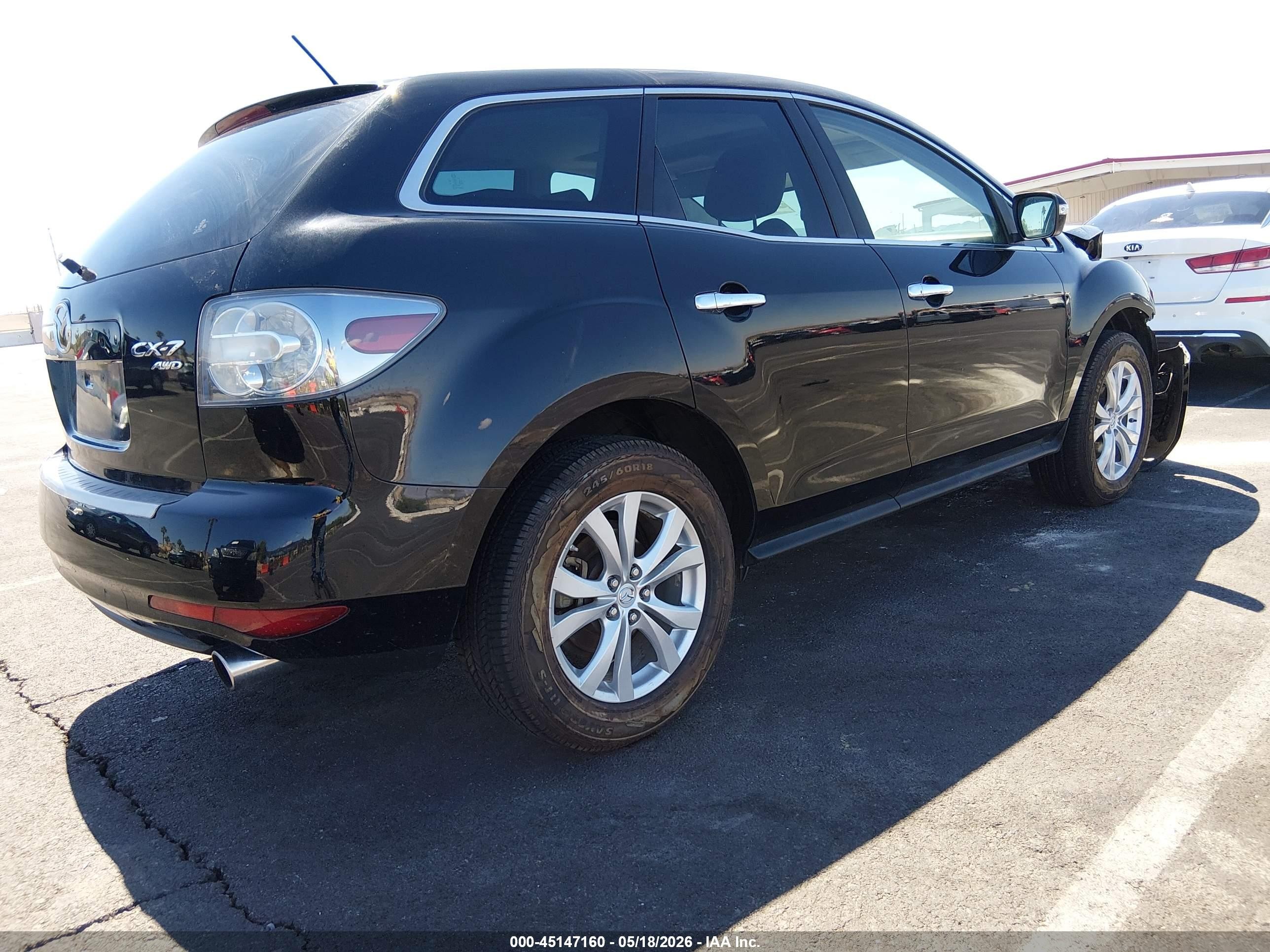 2011 Mazda Cx-7 S Grand Touring Black vin: JM3ER4D32B0378497