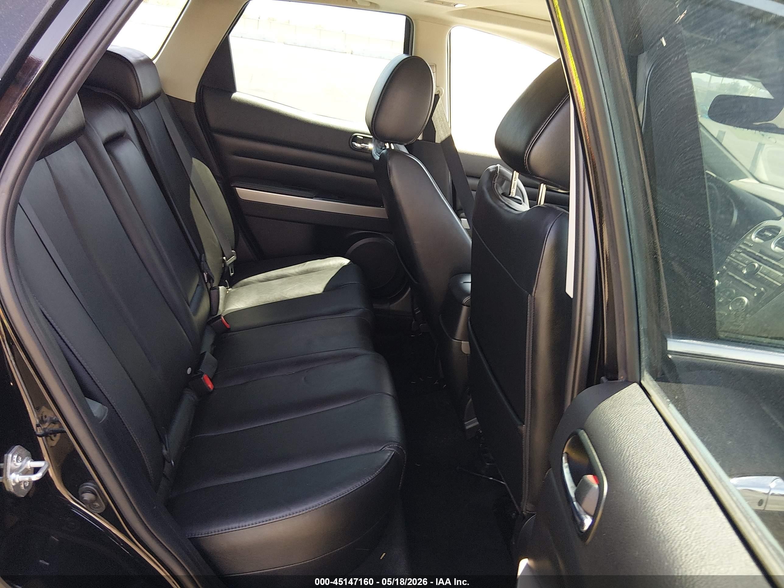 2011 Mazda Cx-7 S Grand Touring Black vin: JM3ER4D32B0378497