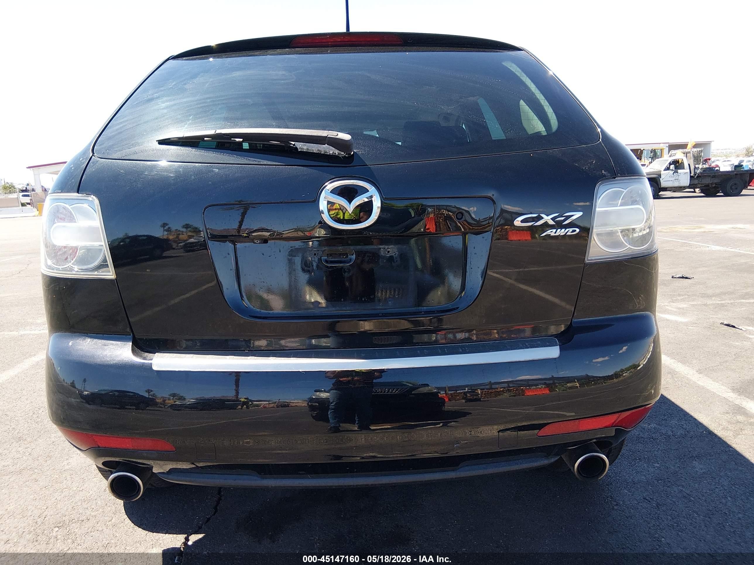 2011 Mazda Cx-7 S Grand Touring Black vin: JM3ER4D32B0378497