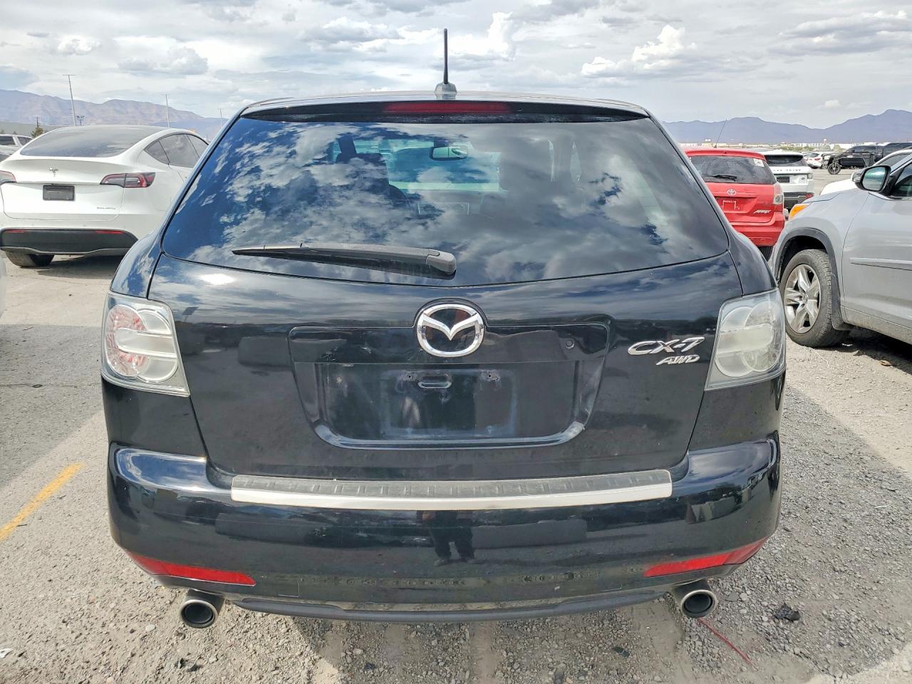 2011 Mazda Cx-7 Black vin: JM3ER4D32B0378497