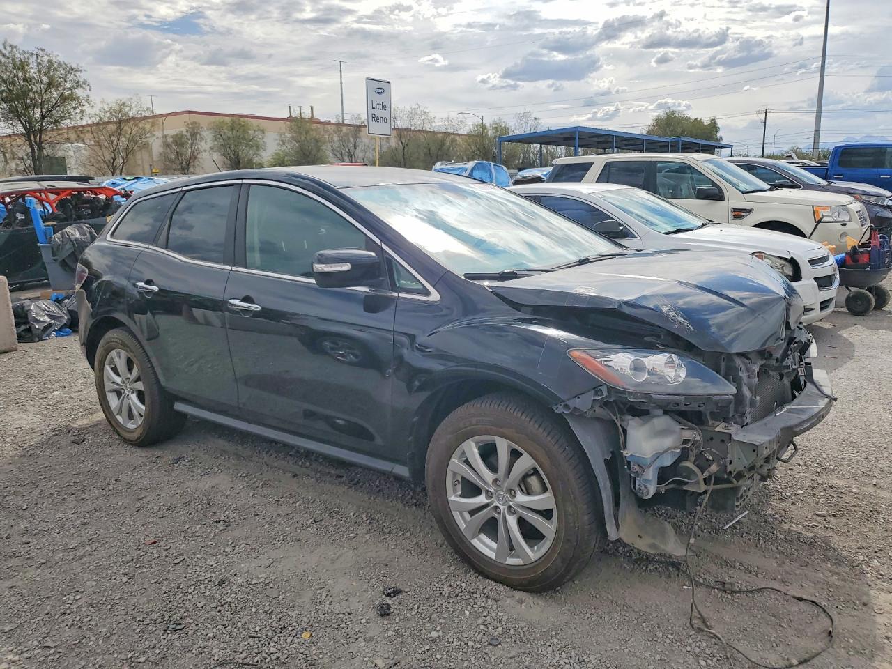 2011 Mazda Cx-7 Black vin: JM3ER4D32B0378497