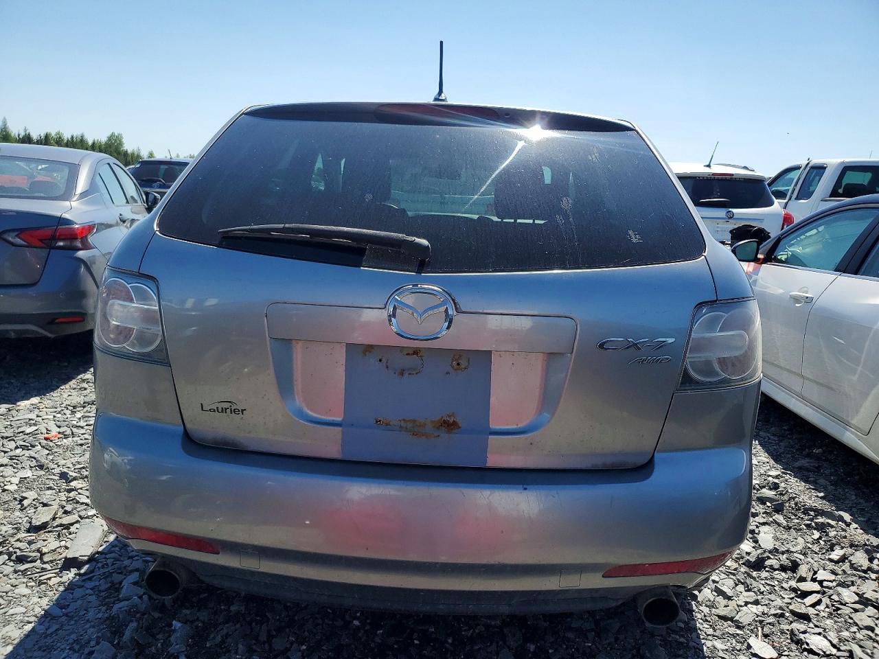 2010 Mazda Cx-7 Silver vin: JM3ER4W31A0323163