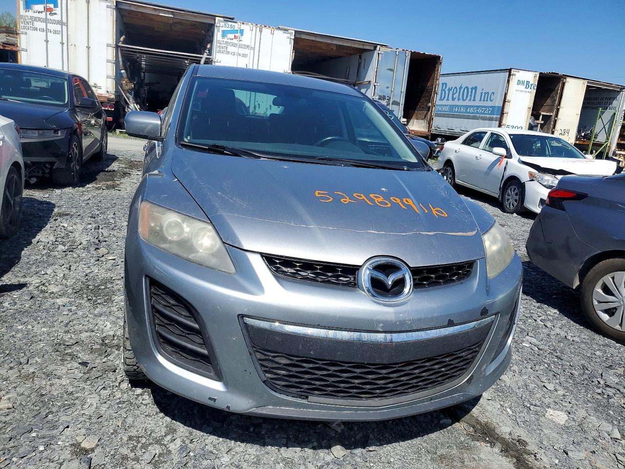 2010 Mazda Cx-7 Silver vin: JM3ER4W31A0323163
