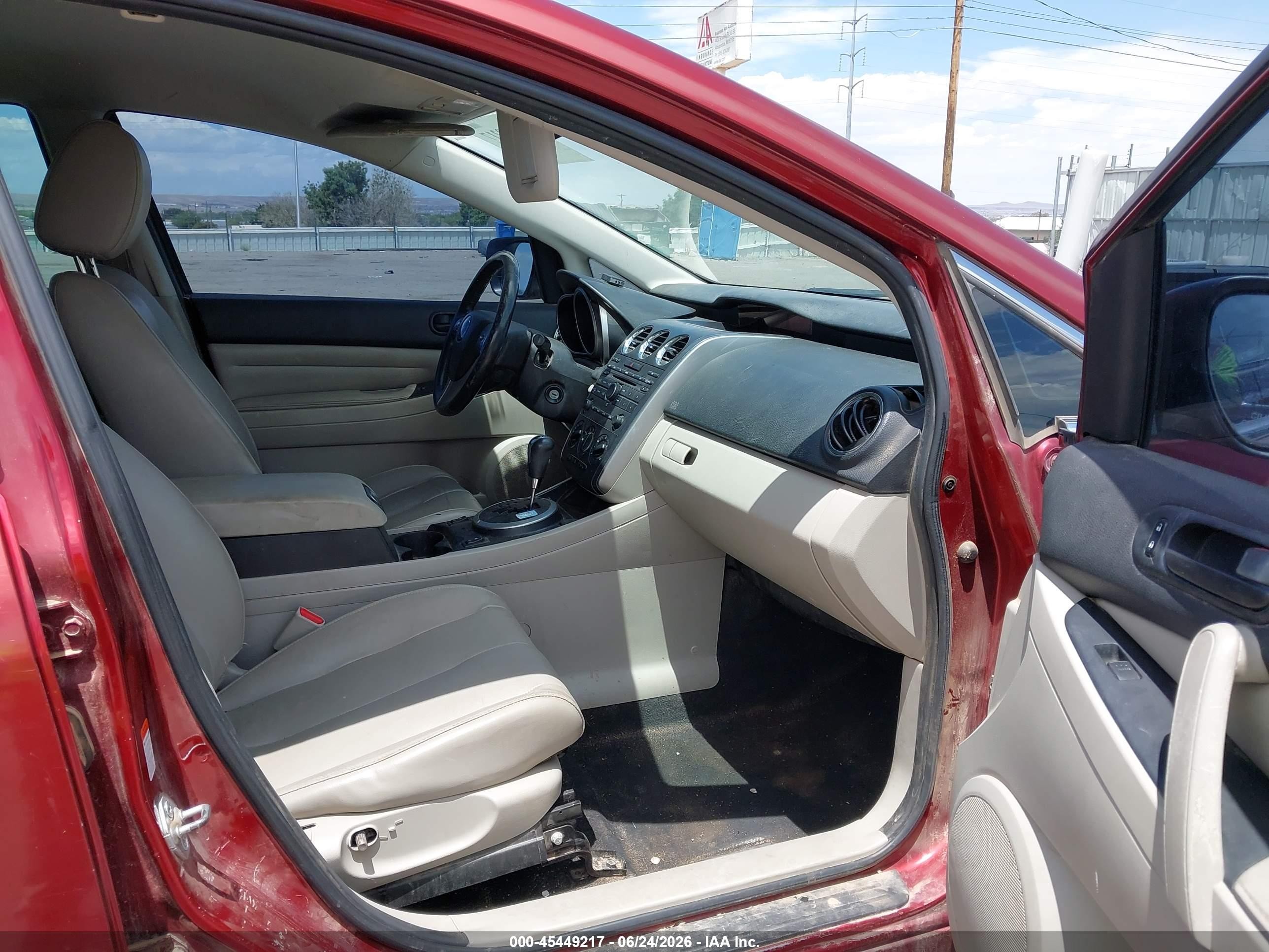 2010 Mazda Cx-7 S Touring Red vin: JM3ER4W32A0329988