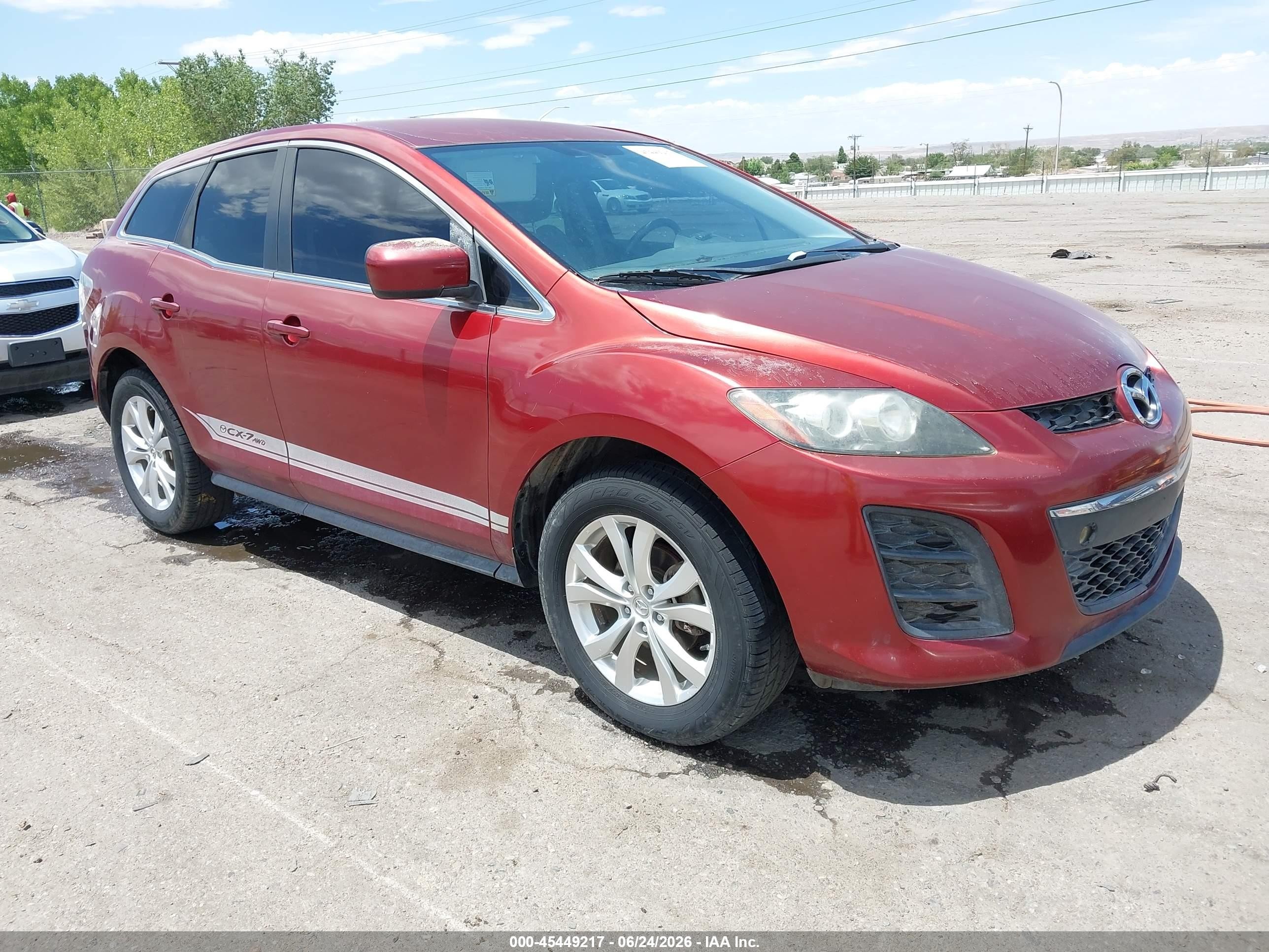 2010 Mazda Cx-7 S Touring Red vin: JM3ER4W32A0329988
