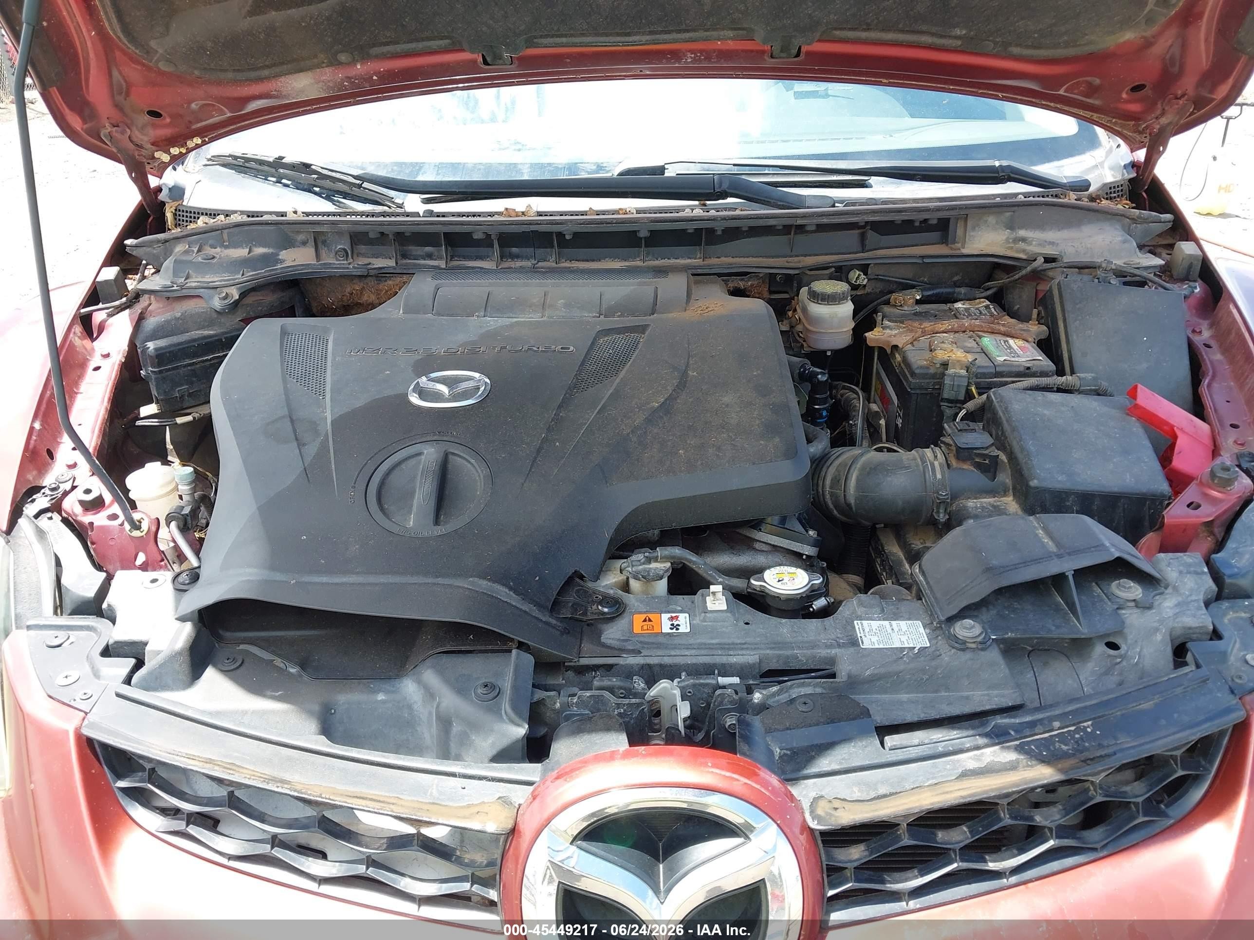 2010 Mazda Cx-7 S Touring Red vin: JM3ER4W32A0329988