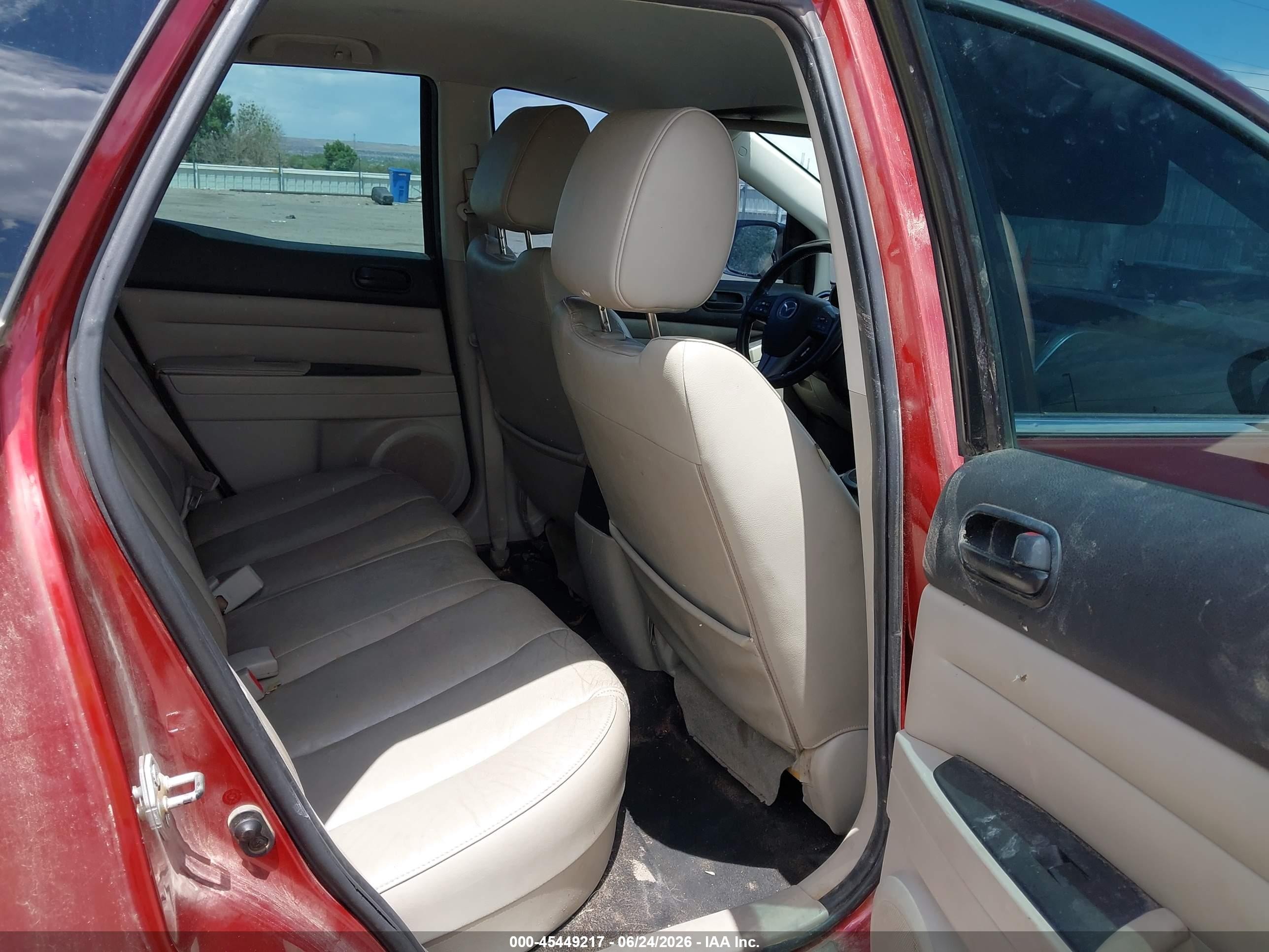 2010 Mazda Cx-7 S Touring Red vin: JM3ER4W32A0329988