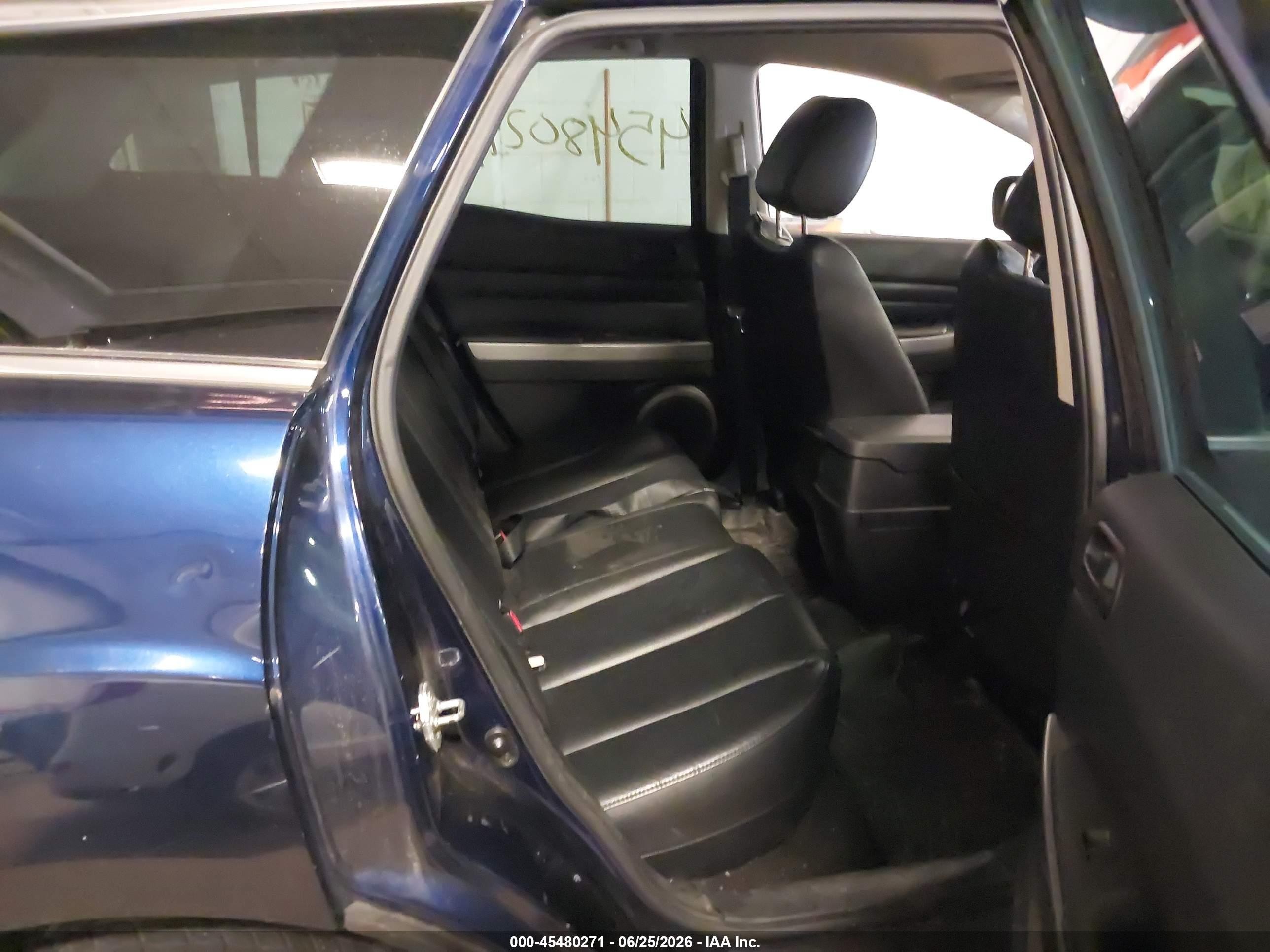 2010 Mazda Cx-7 S Touring Blue vin: JM3ER4W34A0316126