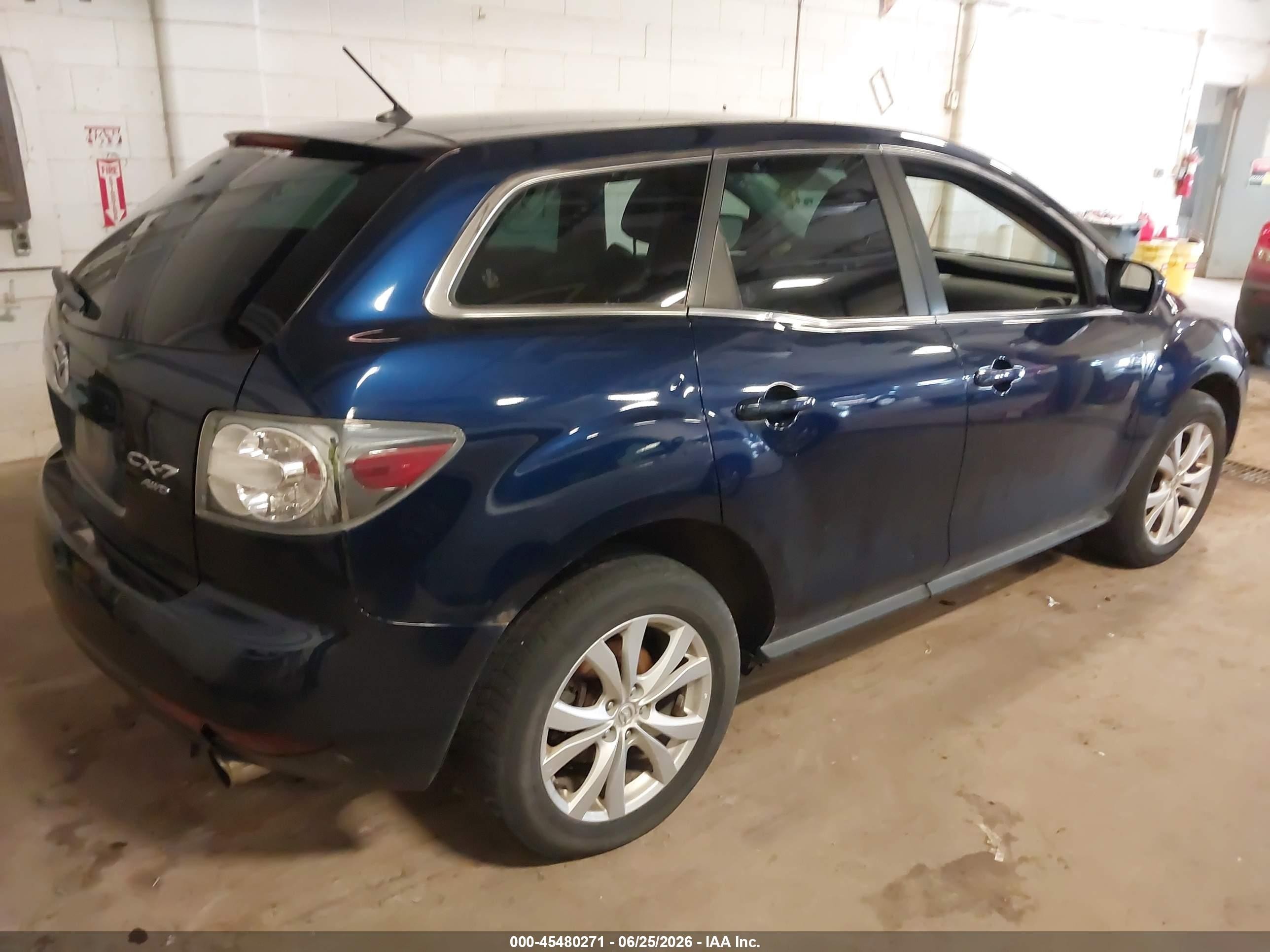 2010 Mazda Cx-7 S Touring Blue vin: JM3ER4W34A0316126