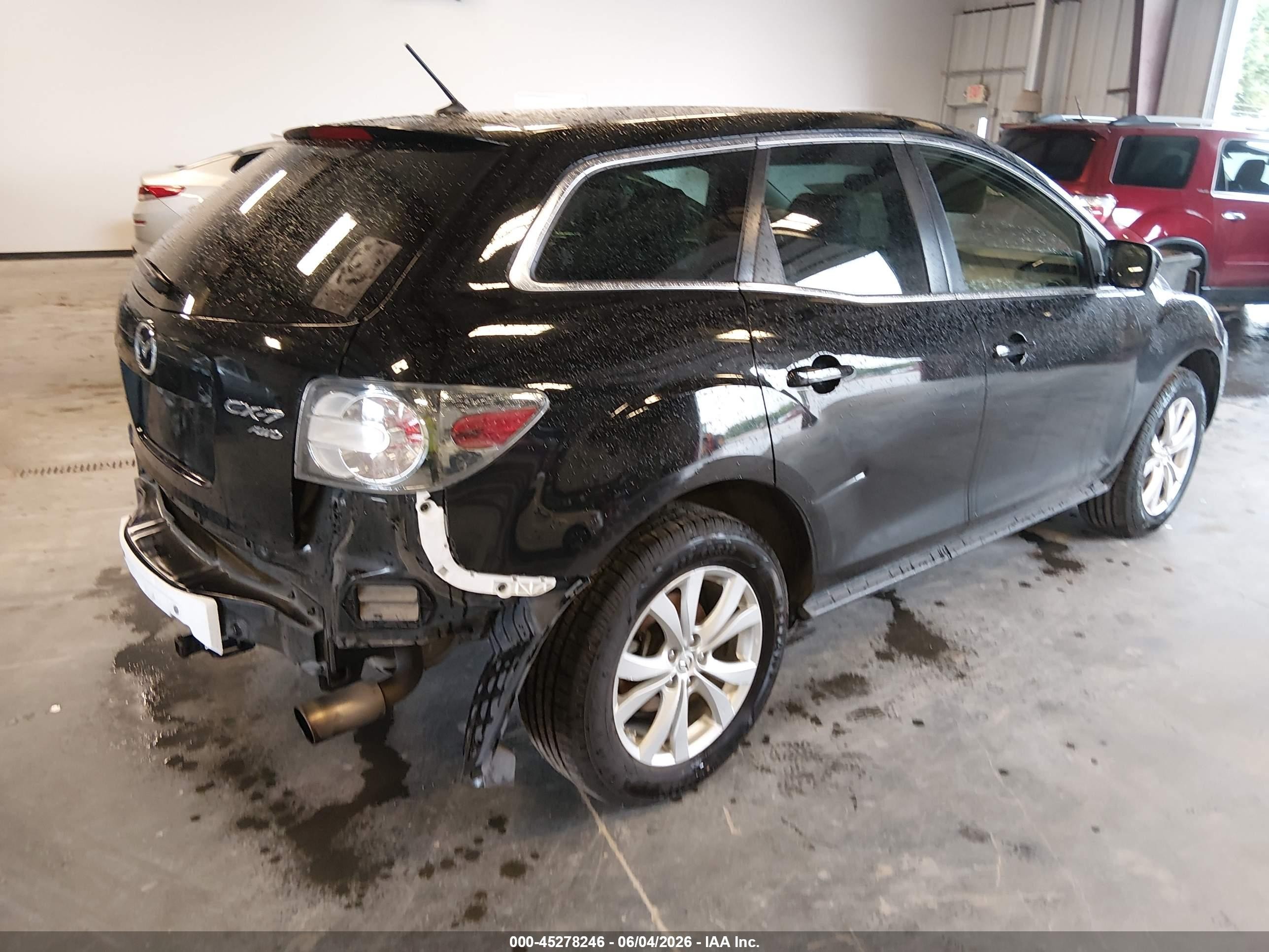 2010 Mazda Cx-7 S Touring Black vin: JM3ER4W34A0328762