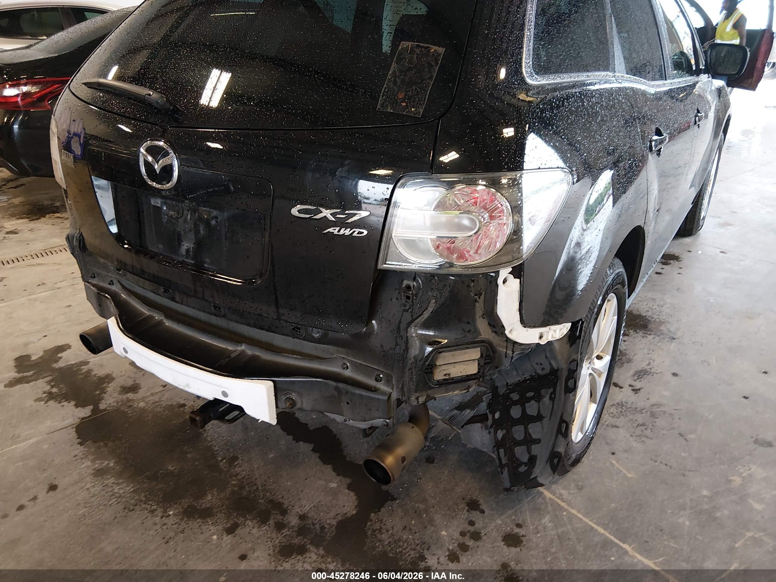 2010 Mazda Cx-7 S Touring Black vin: JM3ER4W34A0328762